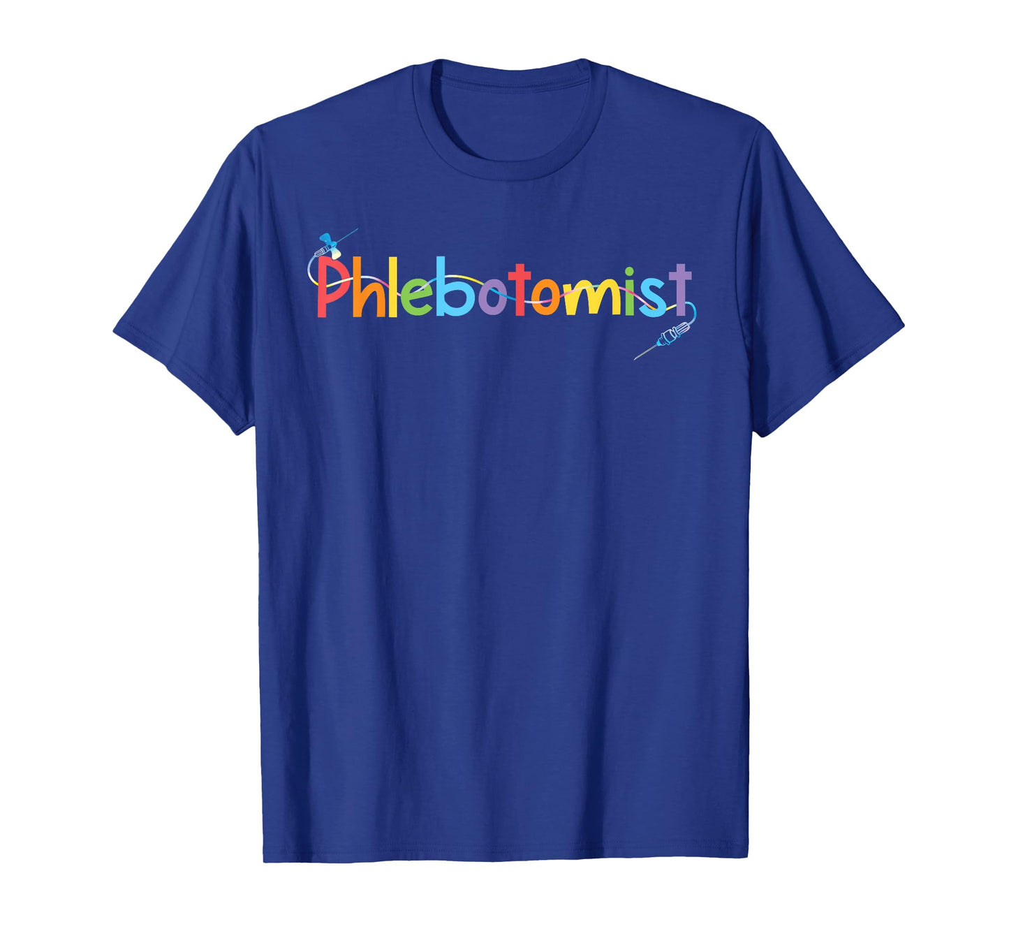 TIE DYE Phlebotomist Phlebotomy Technician Nurse Clinical T-Shirt