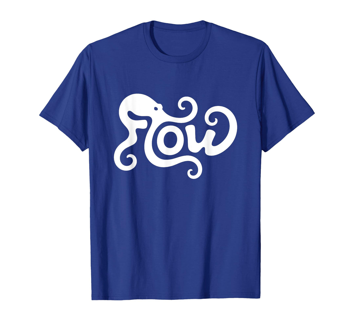 Flow Octopus Word Art - Flow State Calm & Creativity T-Shirt