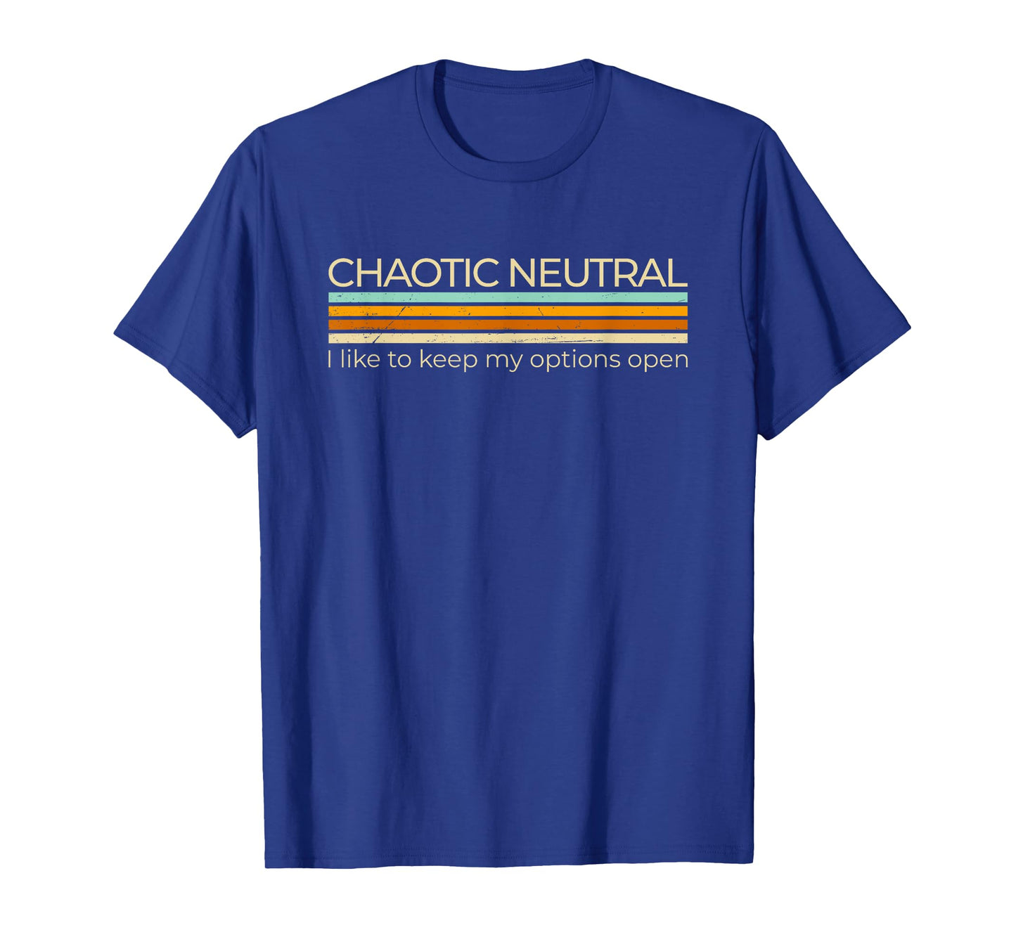 Chaotic Neutral Alignment Funny Roleplaying Character T-Shirt