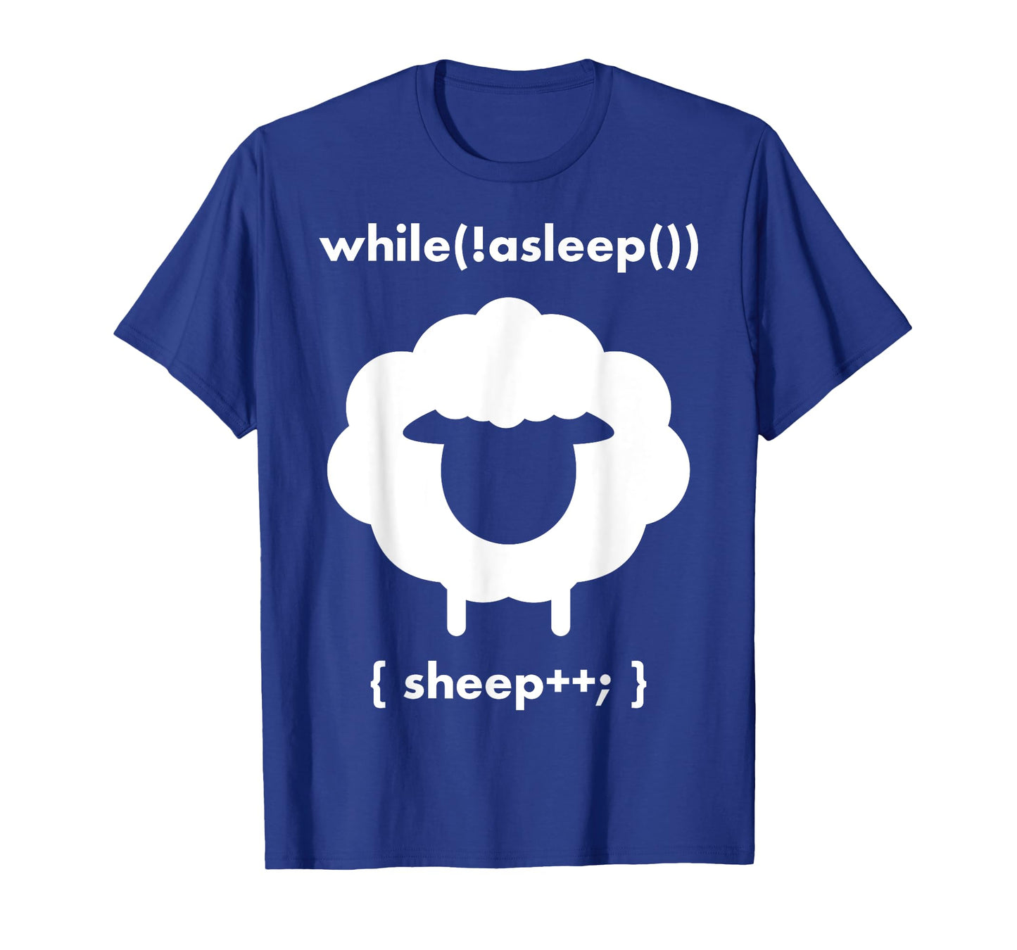 Counting Sheeps While Asleep Sheep Plus Plus T-Shirt