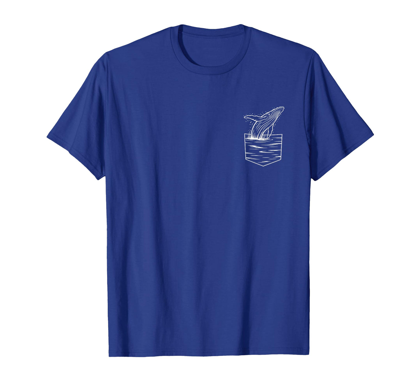 Whale Pocket Animal Sea Ocean Funny Whale T-Shirt
