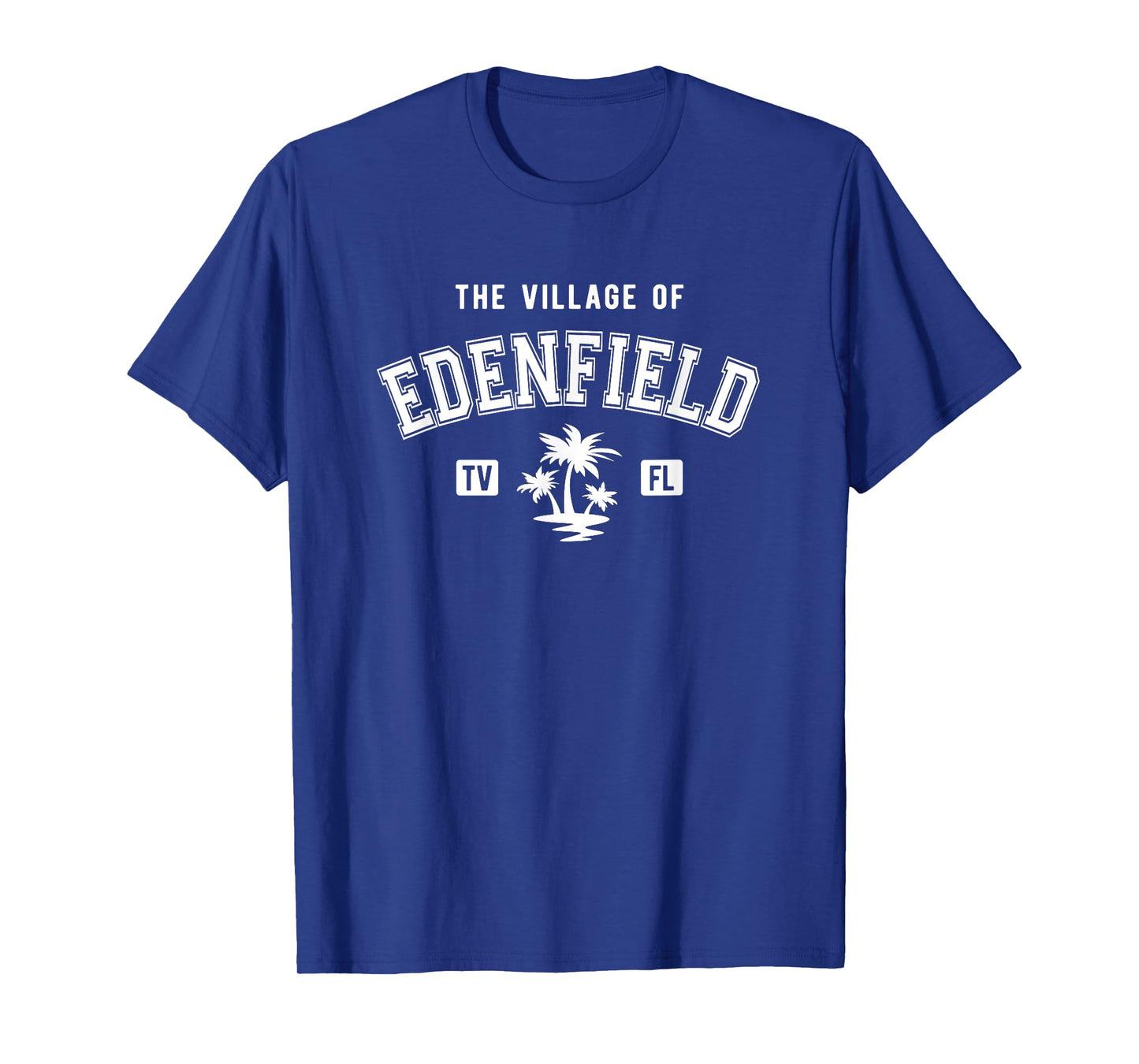 The Village of Edenfield Classic Style Palm Trees Design T-Shirt