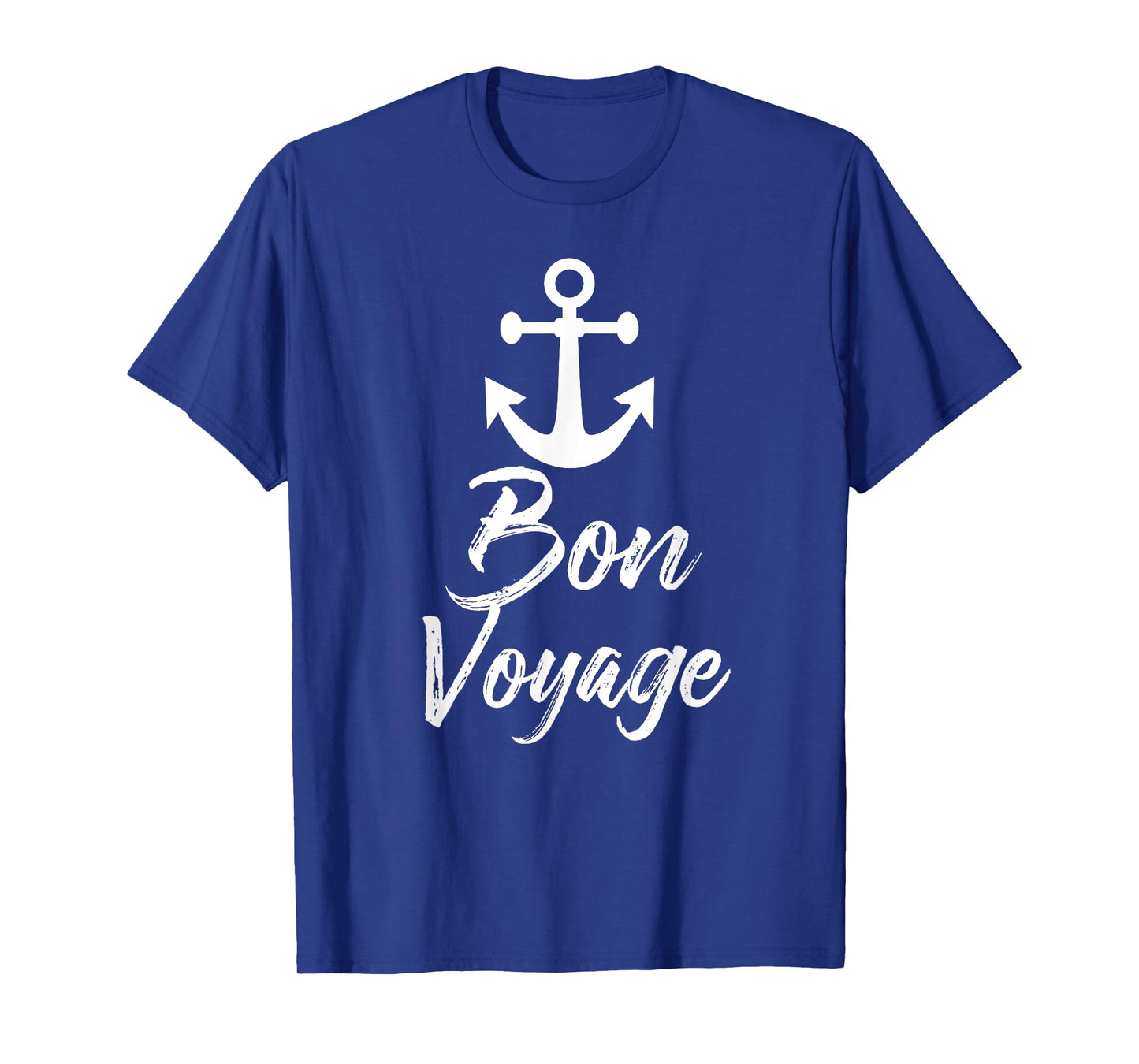 Bon Voyage Nautical Anchor Cruise Ship Graphic For Cruisers T-Shirt