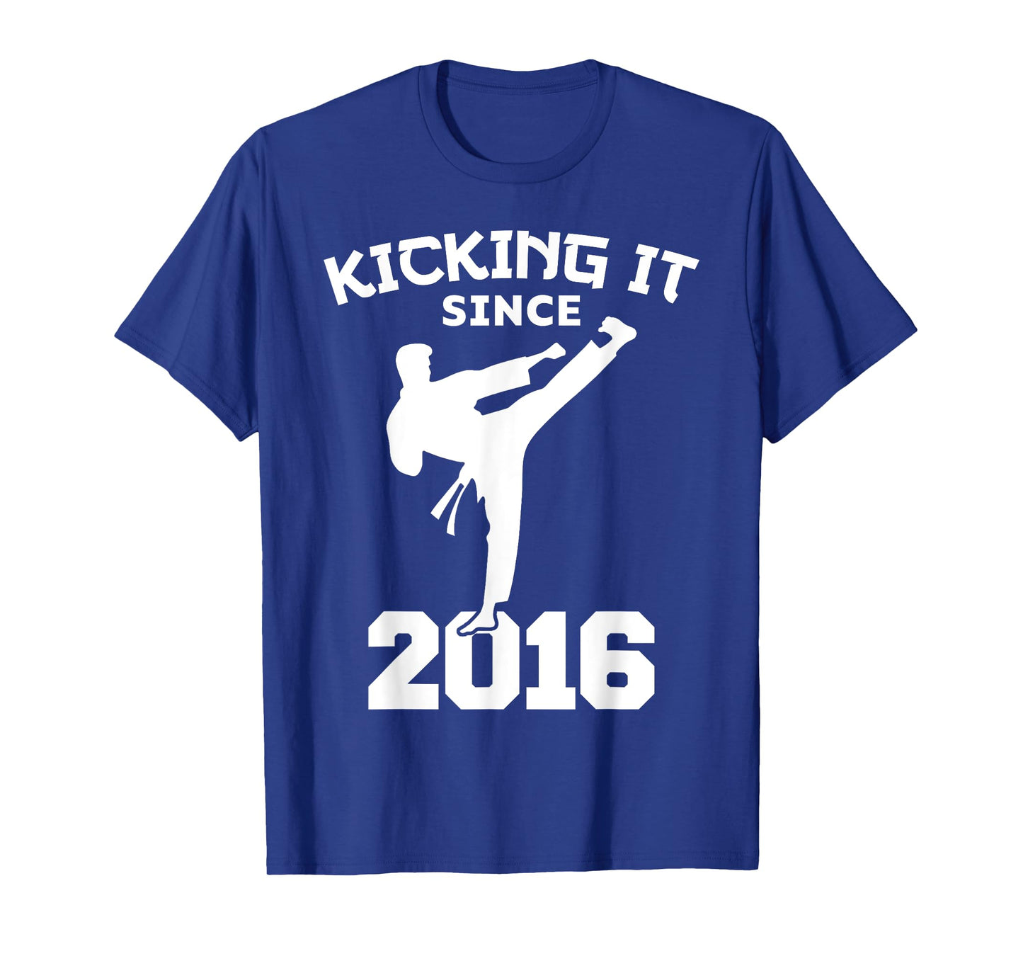 Karate Martial Arts Kicking It Since 2016 Funny Kid Birthday T-Shirt