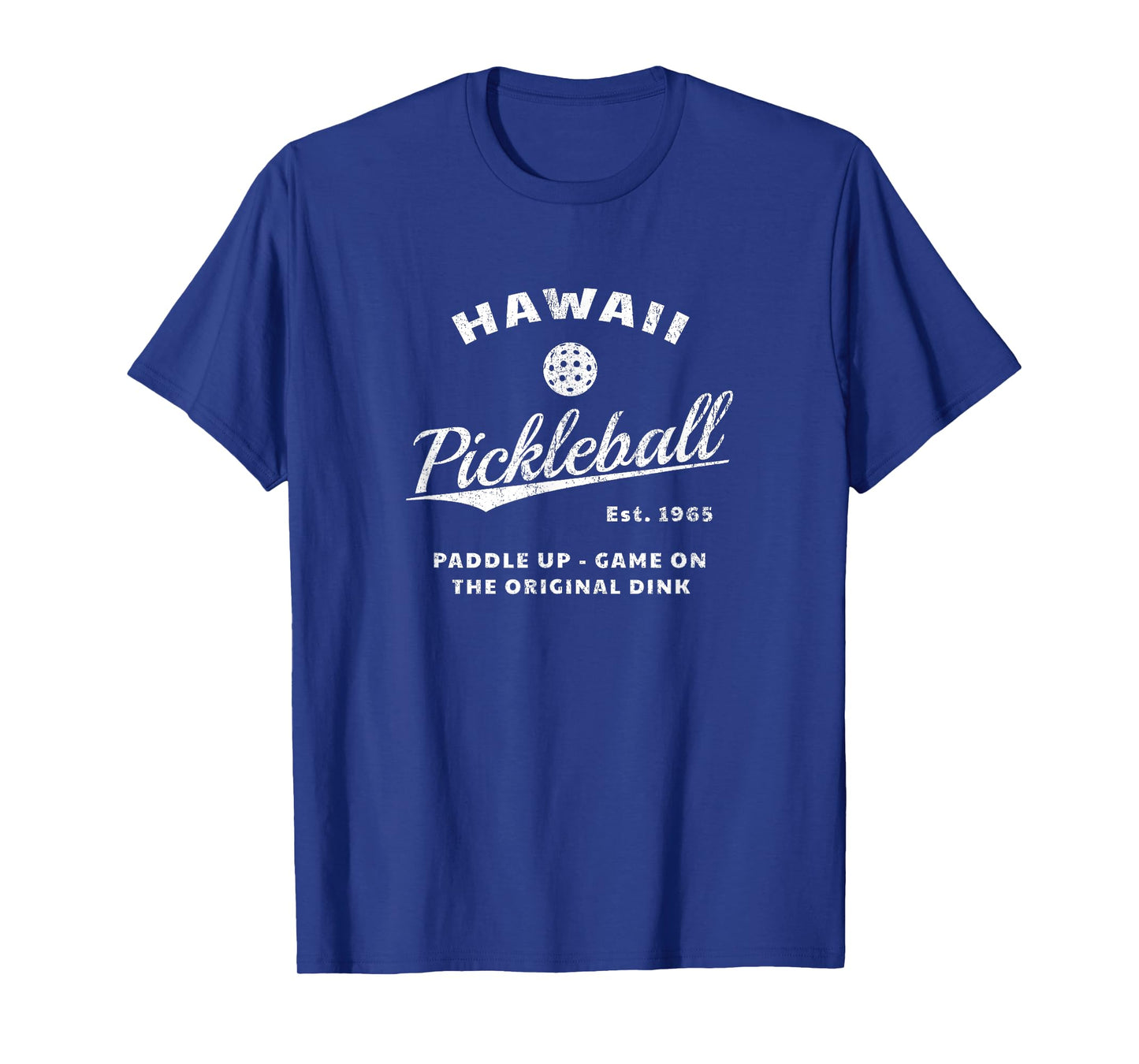 Hawaii Themed Pickleball - Retro-Style Pickleball T-Shirt