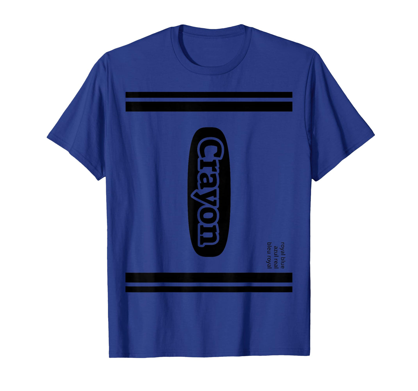 Crayon Royal Blue Group Costume T-Shirt