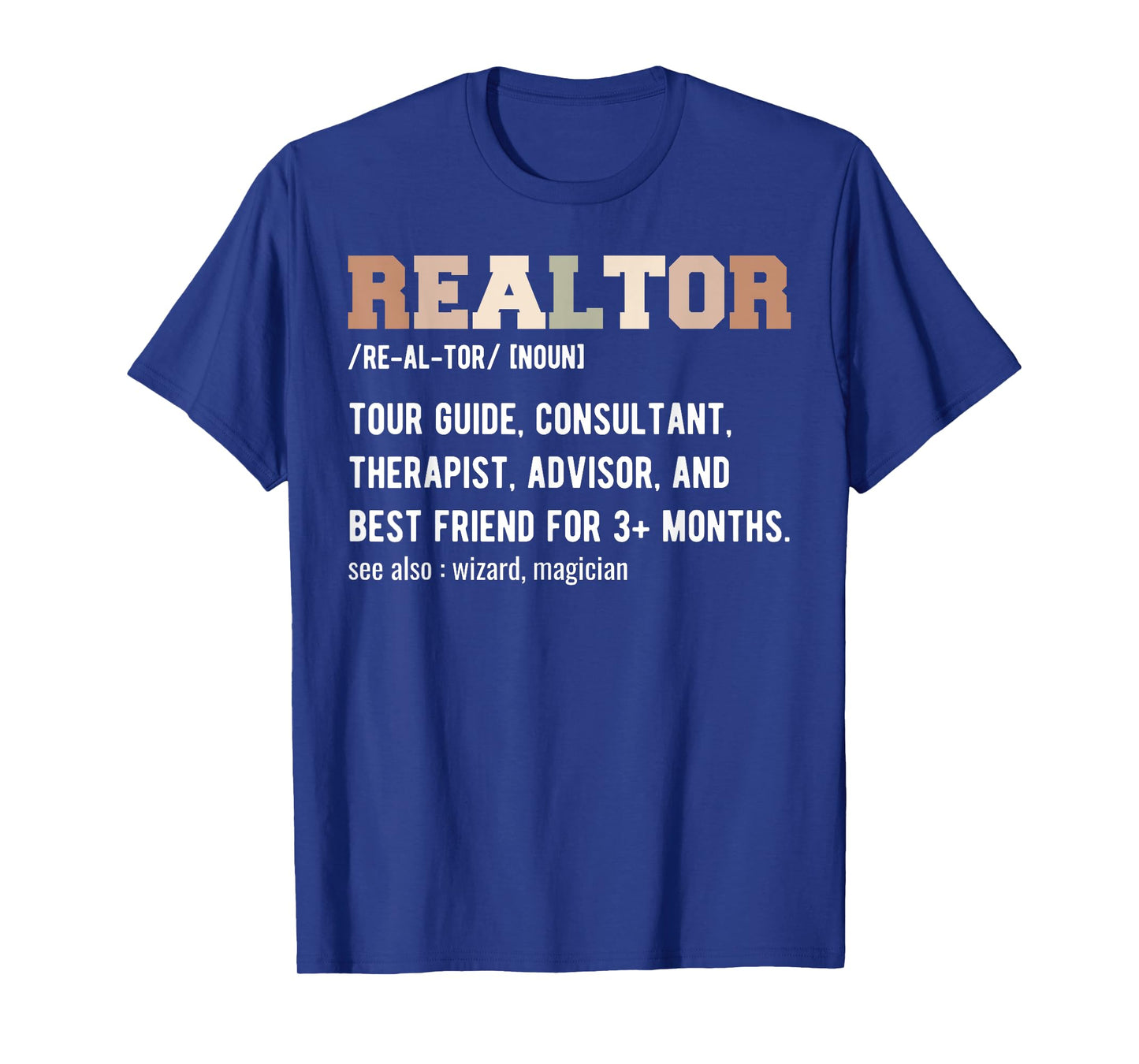 Funny Real Estate Agent Tees Realtor Definition - Realtor T-Shirt