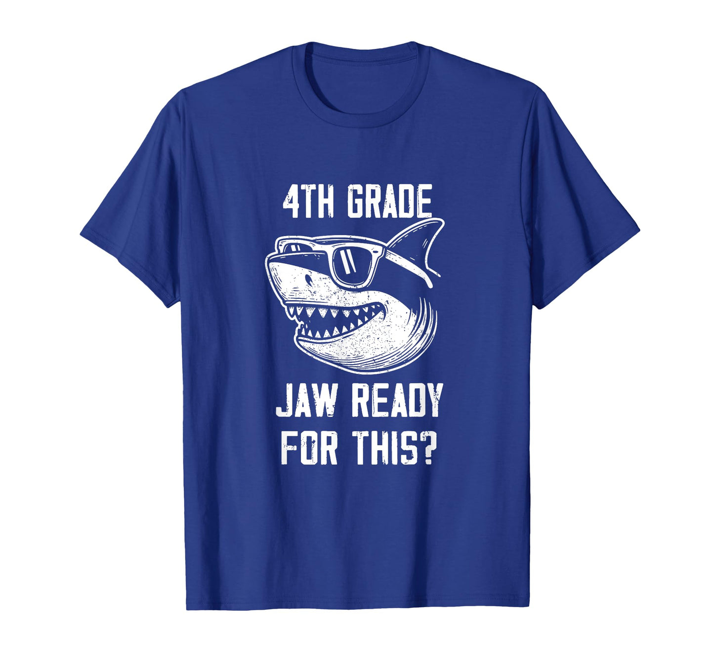 4th Grade Jaw Ready For This Kids Shark Ocean Wildlife T-Shirt
