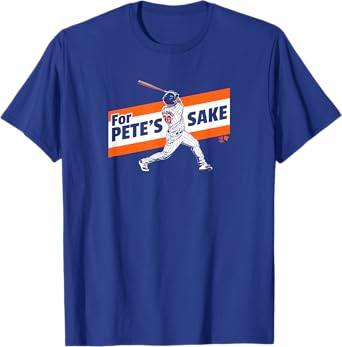Pete Alonso - For Pete's Sake - New York Baseball T-Shirt