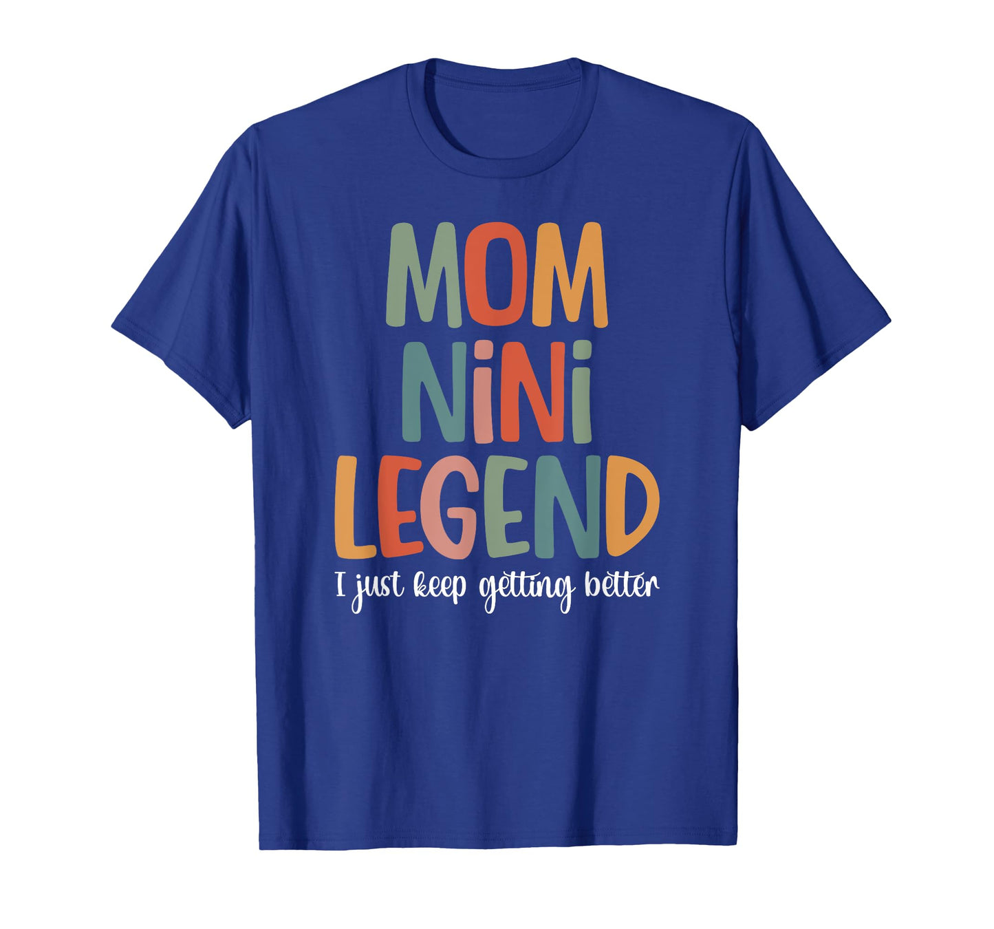 Mom Nini Legend Nini Grandma Nini Grandmother T-Shirt