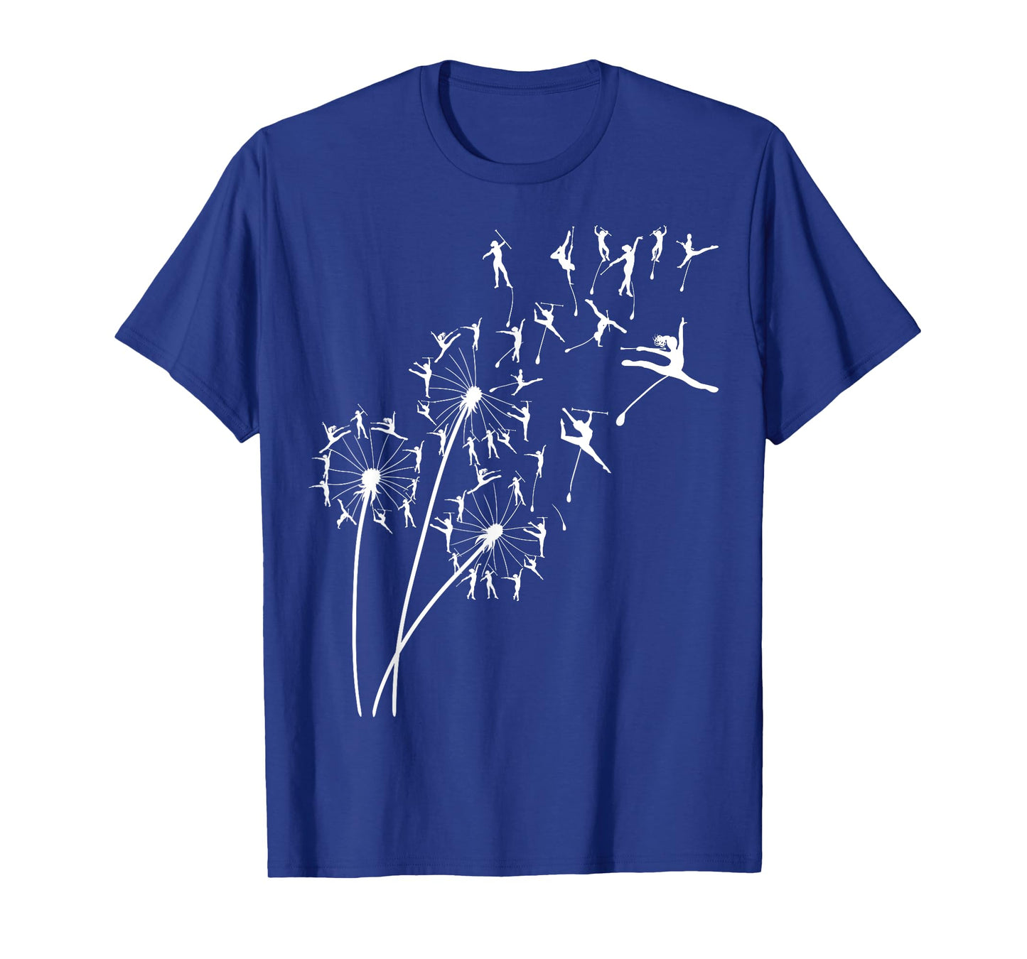 Dandelion Baton Twirler Flower, Floral Baton Twirling Tree T-Shirt