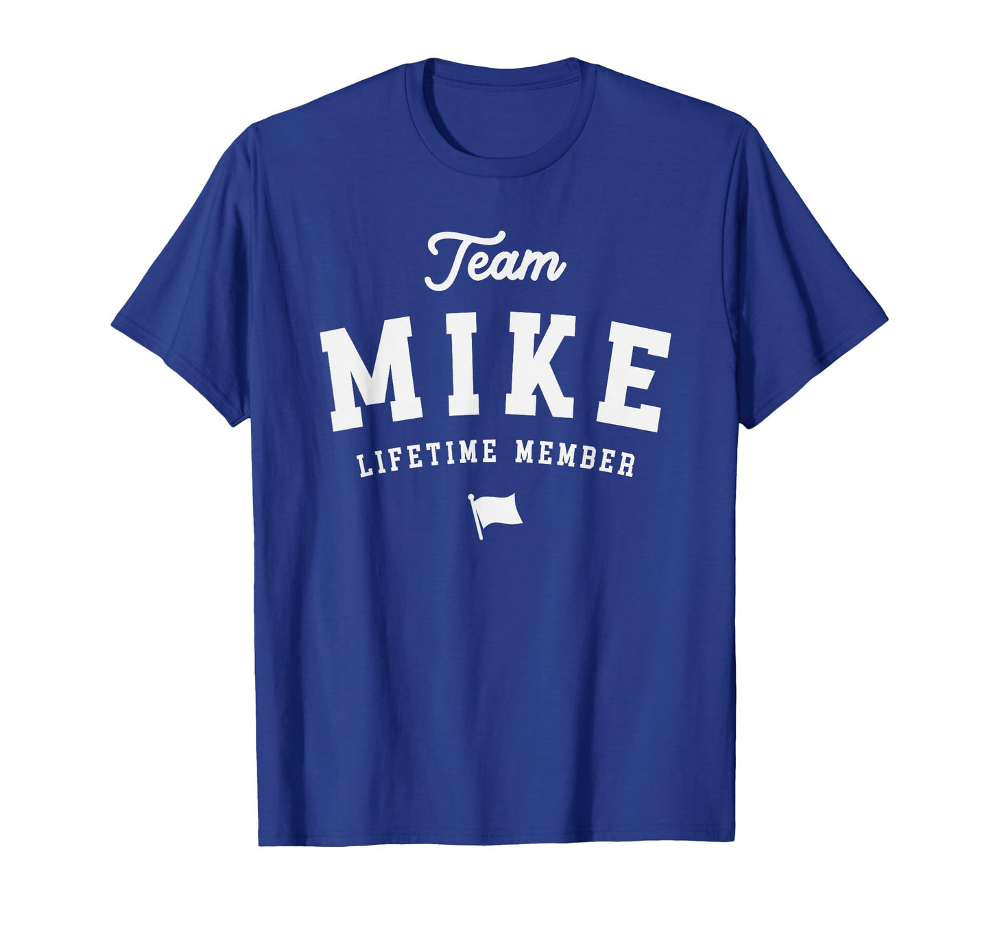 Mike Personalized Name Apparel Cld Unisex Adult Team Mike Lifetime Member Funny Name Mike T-Shirt Black Small Classic Fit Crew Neck Modern Casual Sports Cotton Blend Machine Wash Short Sleeve
