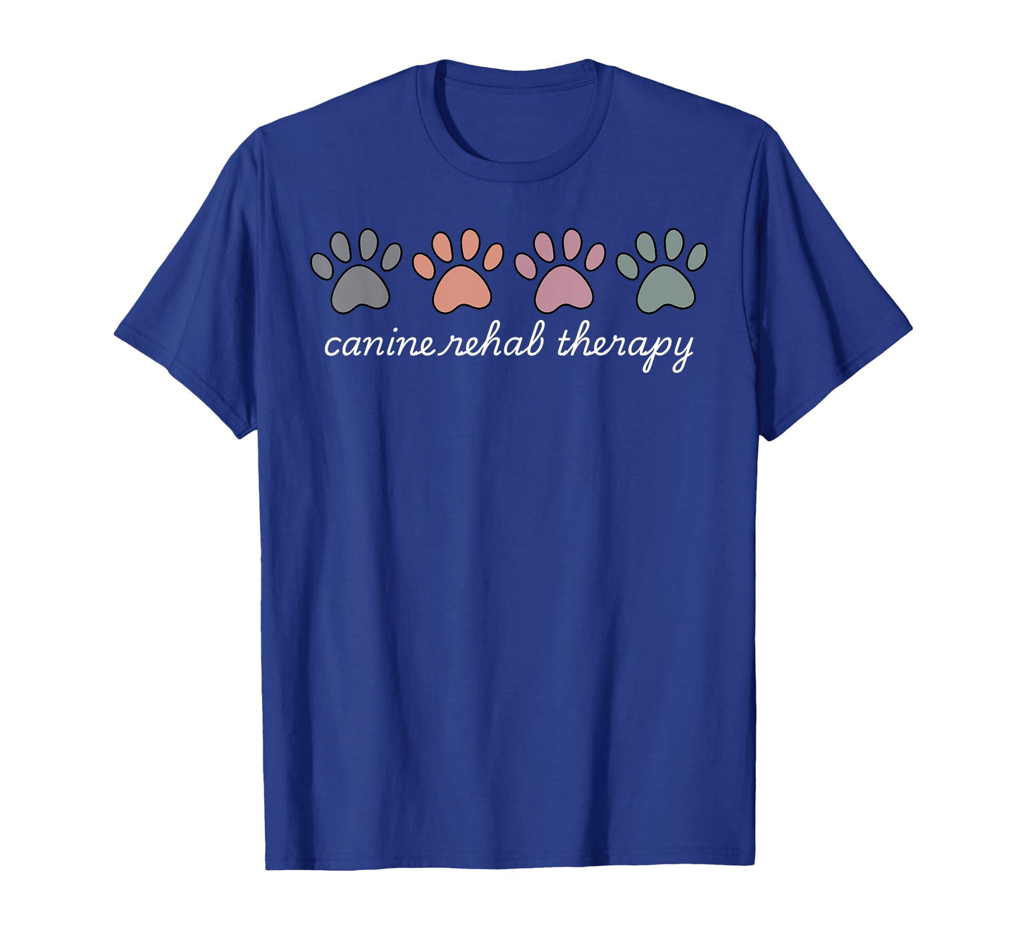 Retro Canine Rehab Therapist Vet Med Animal Lover T-Shirt