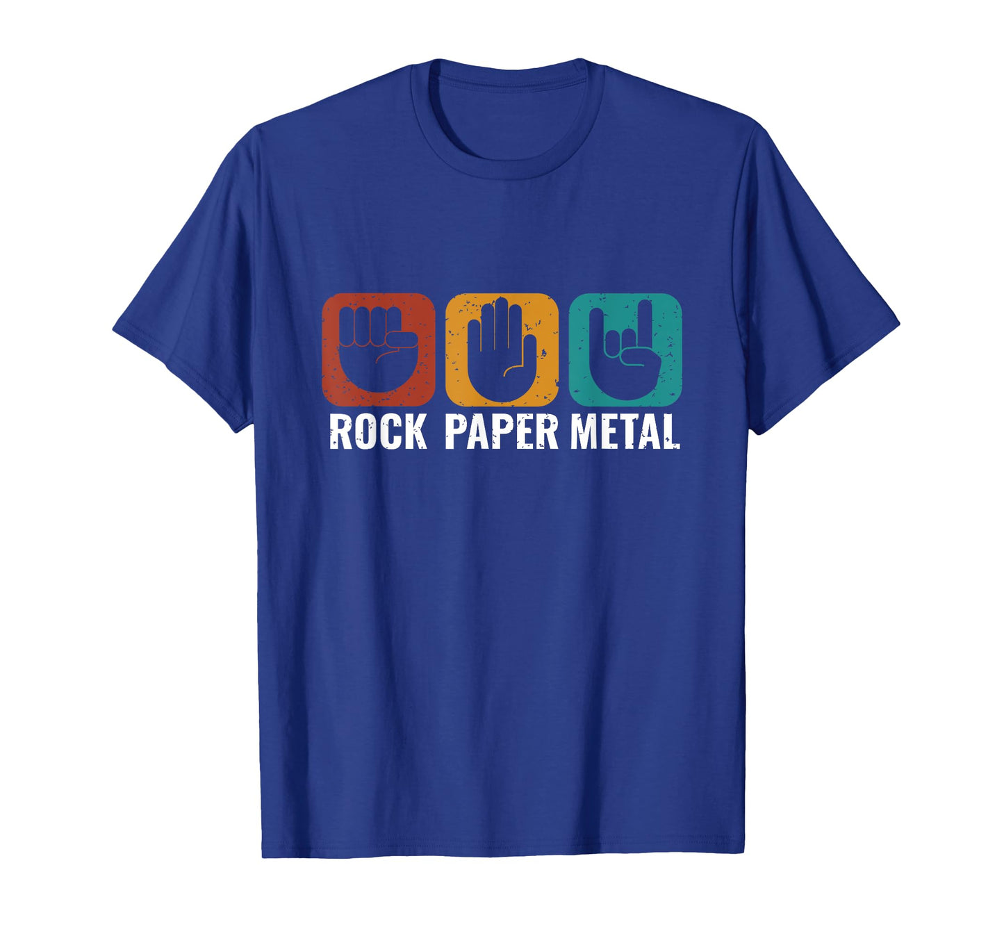 Rock Paper Metal Metalhead metal Music Metal Fan T-Shirt