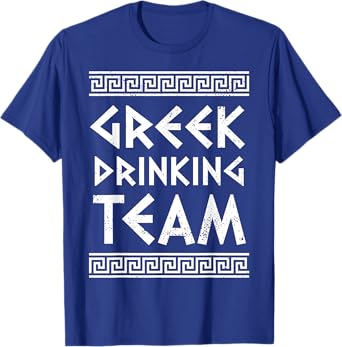 Greek Drinking Team Opa Ancient Greek Beer Party Greece T-Shirt