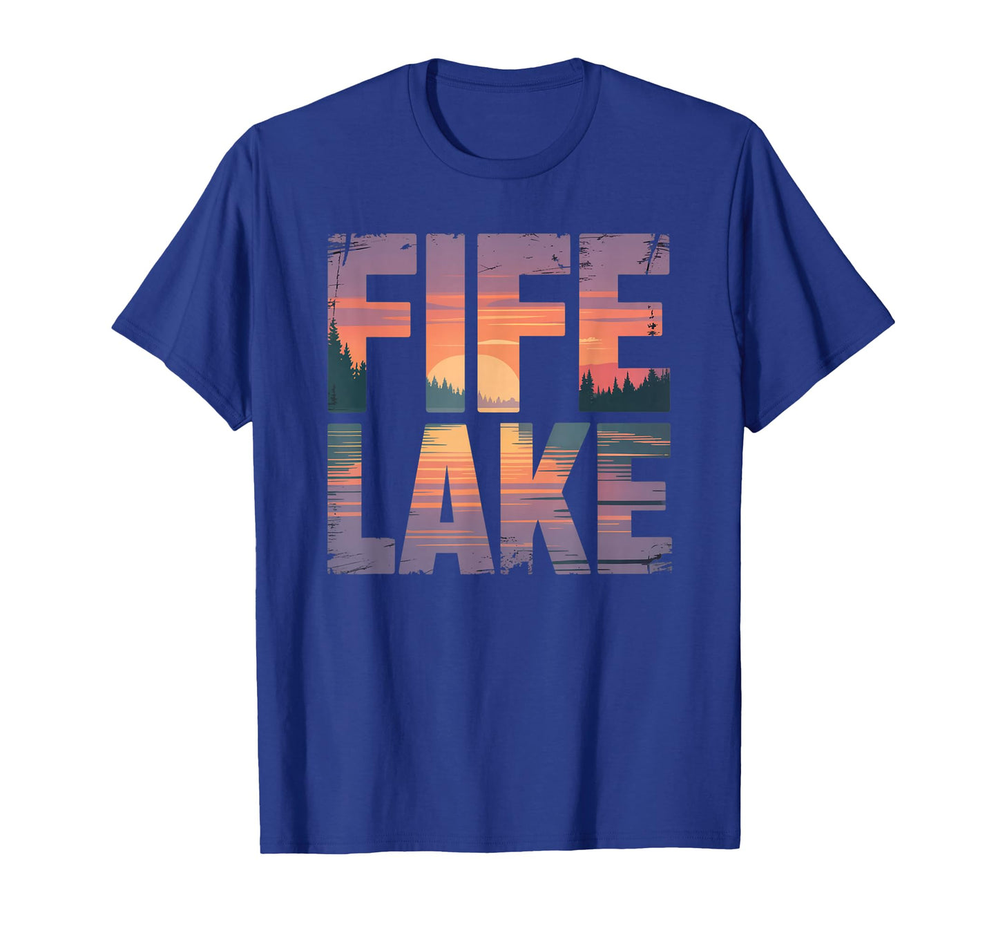 Fife Life Fife Lake Up North Sunset Michigan MI T-Shirt