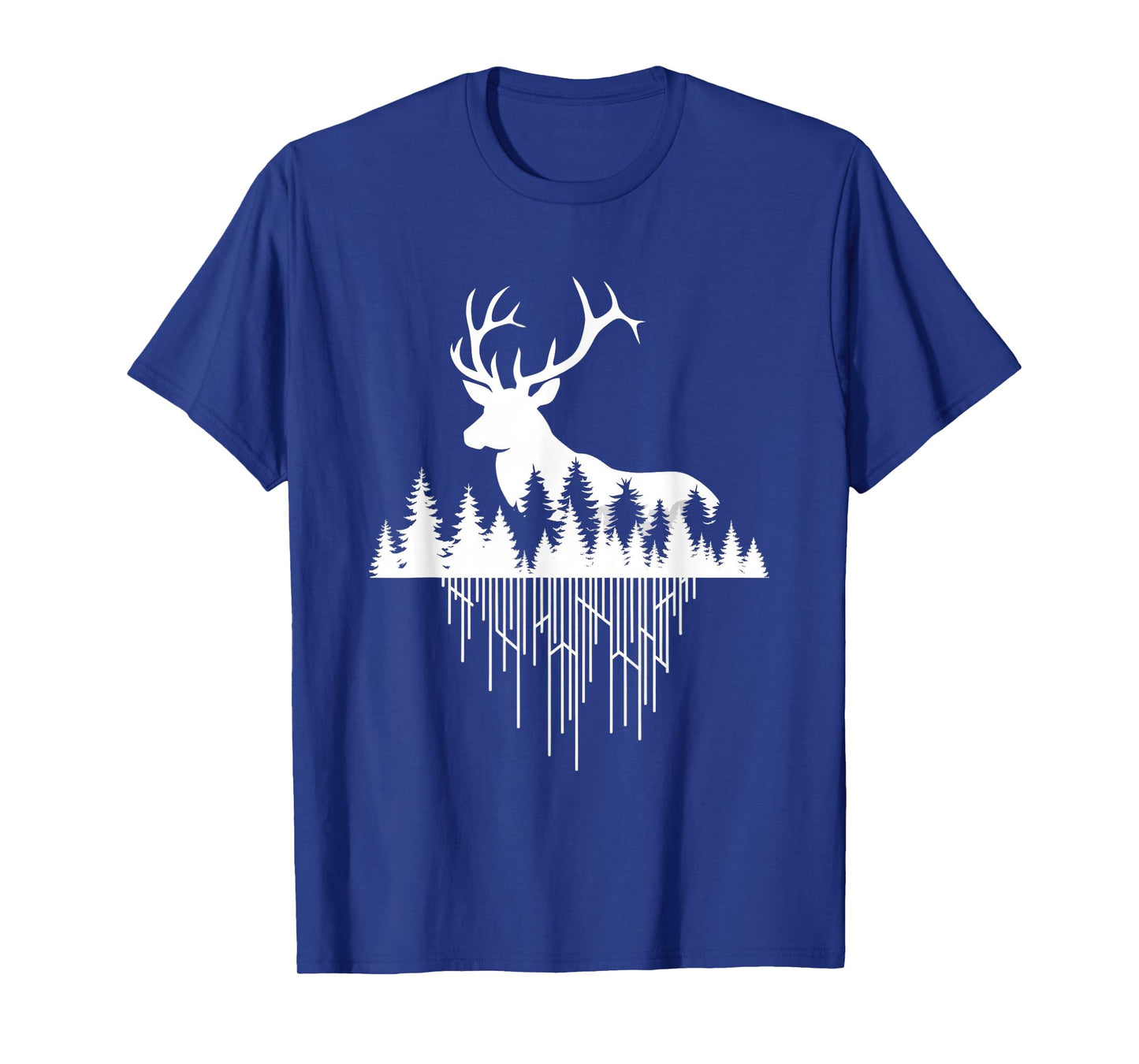 Nature Wildlife Forest Artwork Hunting Deer T-Shirt