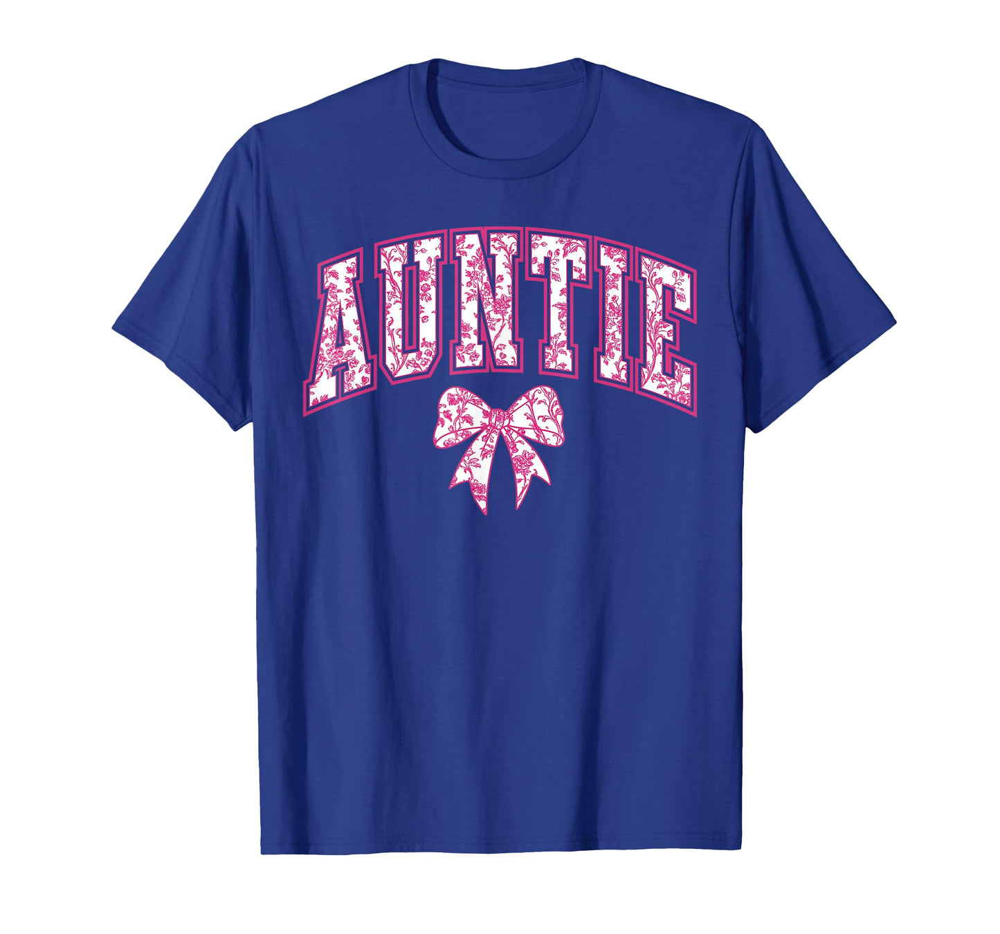 Auntie Coquette Bow Pink Aesthetic Mother's Day Aunt T-Shirt