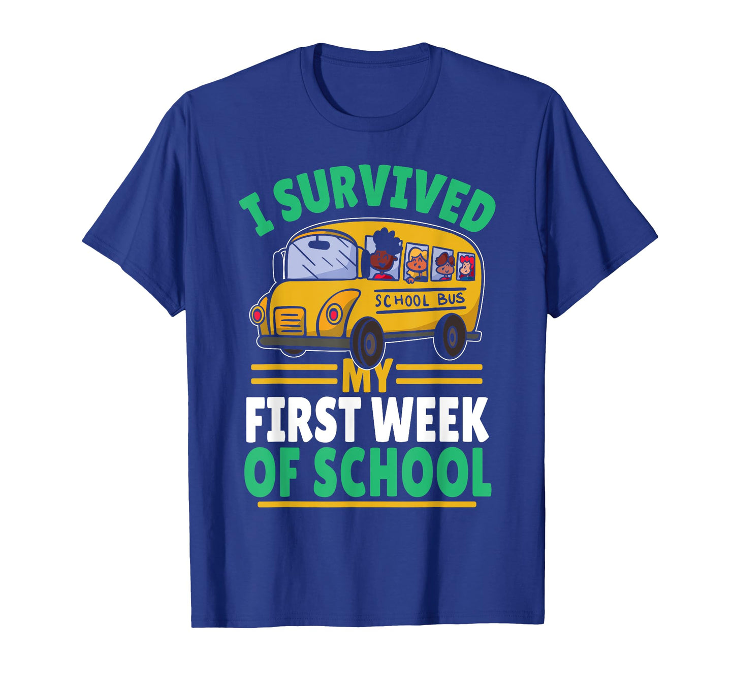 Student Life School Start I Survived My First Week of School T-Shirt