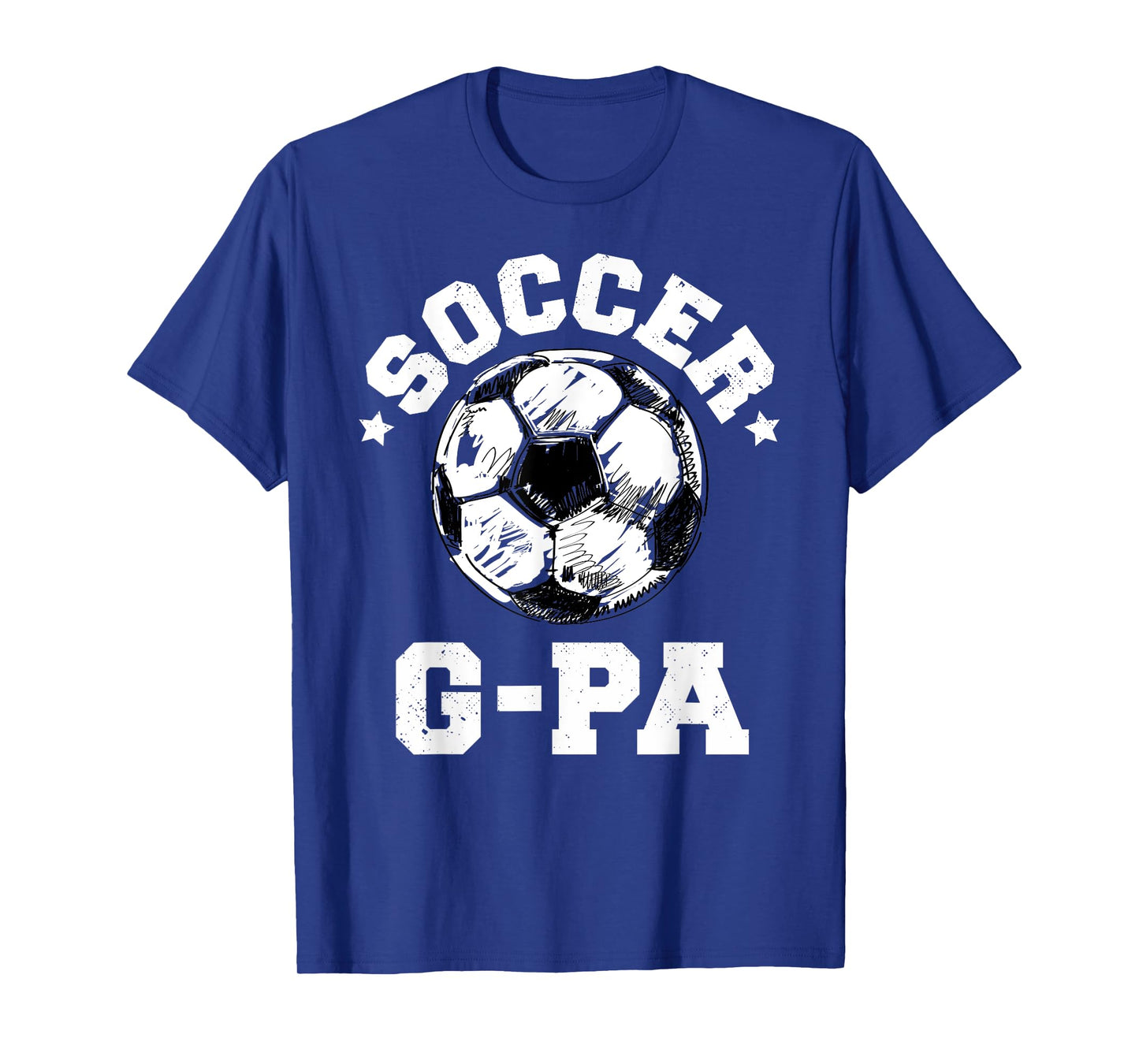Soccer G-Pa Soccer Ball Distressed Funny Soccer G-Pa T-Shirt
