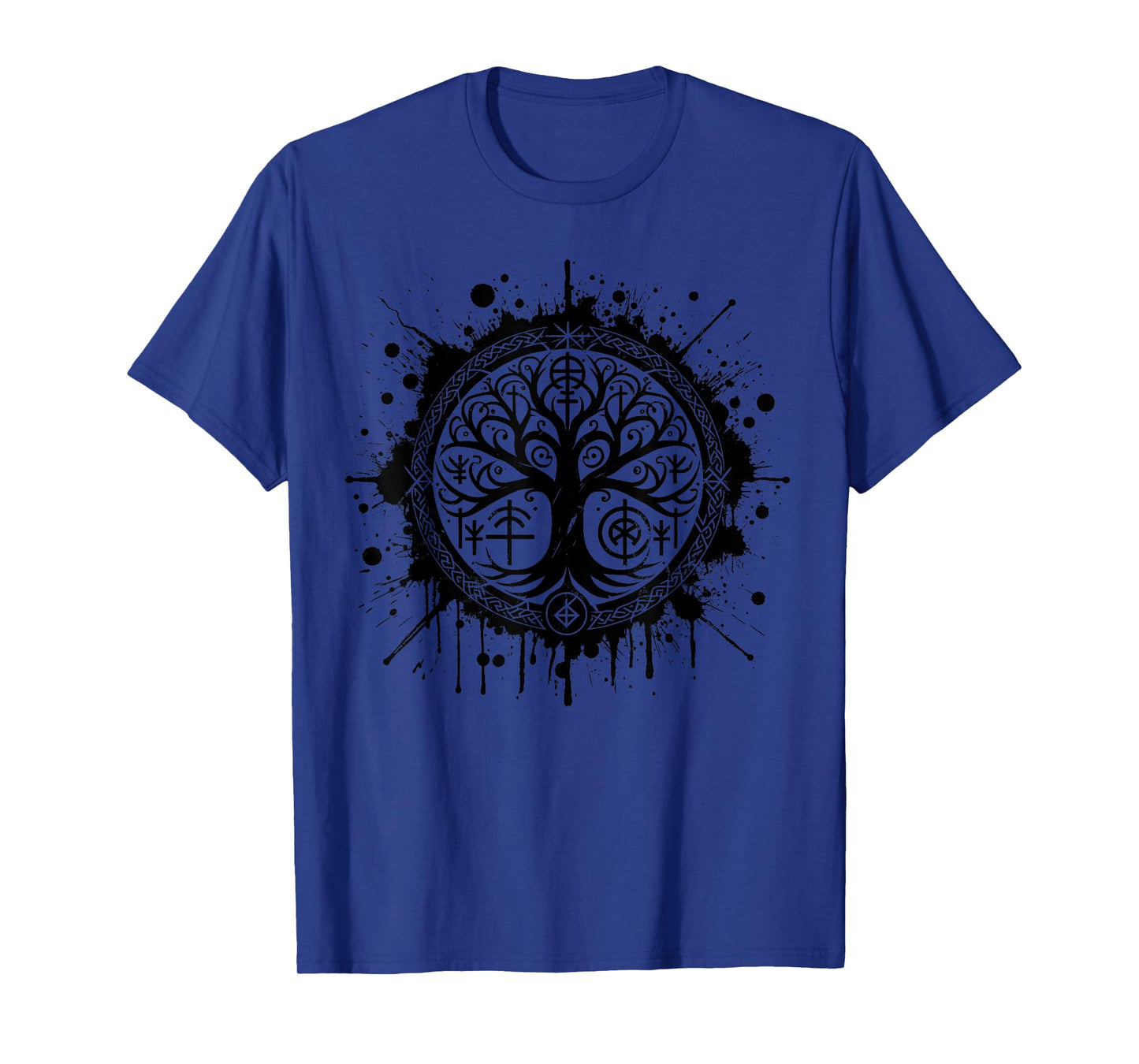 Cool Viking Yggdrasil Norse Tree of Life Graphic T-Shirt