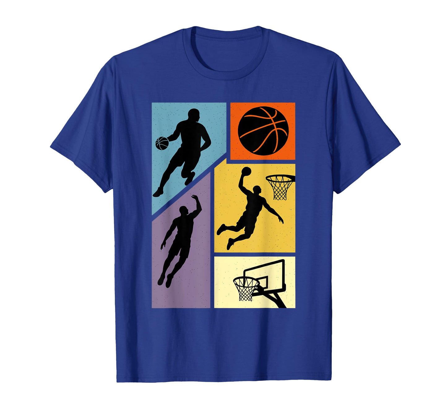 Basketball Hoop Life Player Vintage Sport Player Men Boys T-Shirt