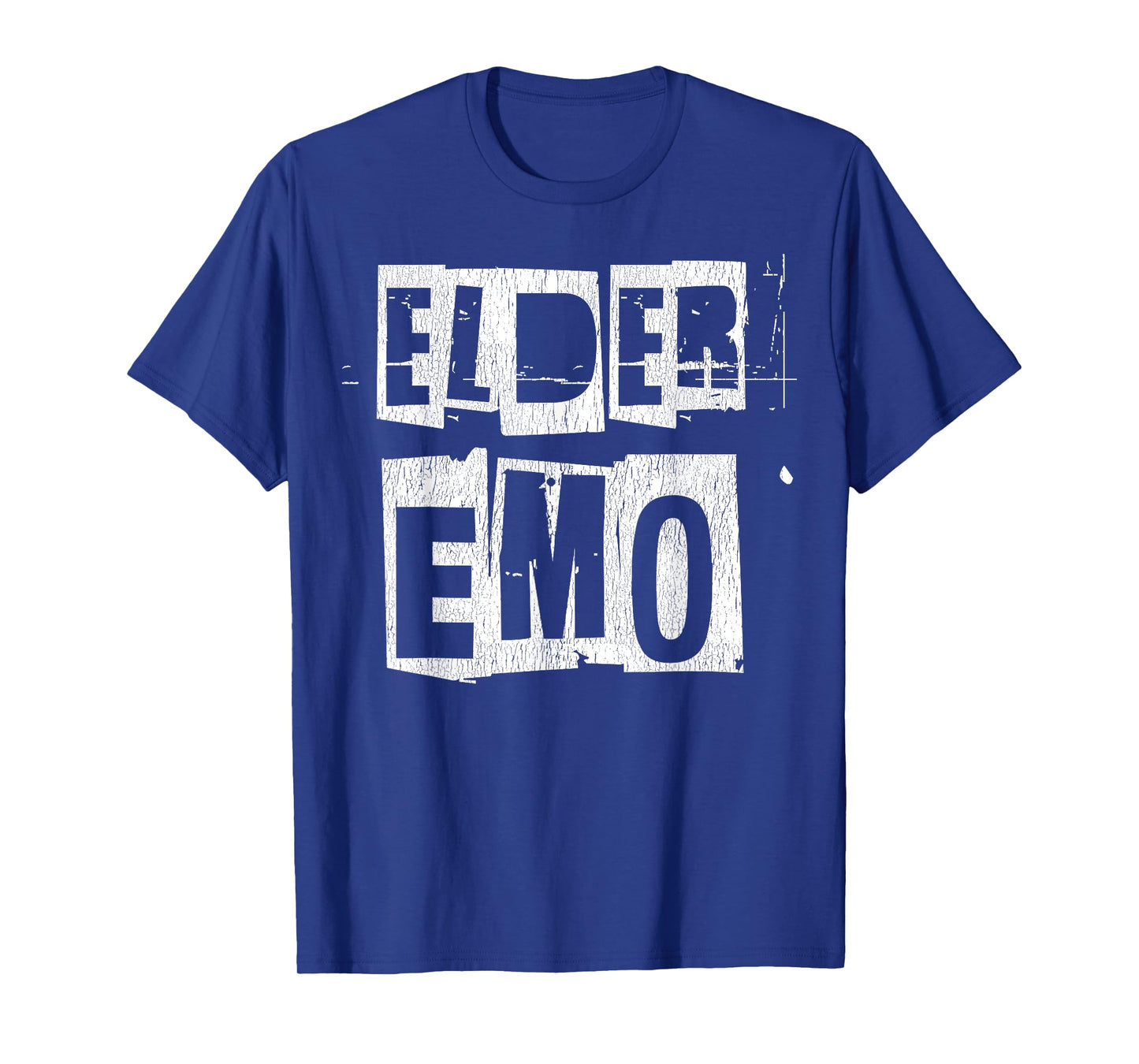 Elder Emo Funny Emo Phase Funny Punk Rocker Aesthetic T-Shirt