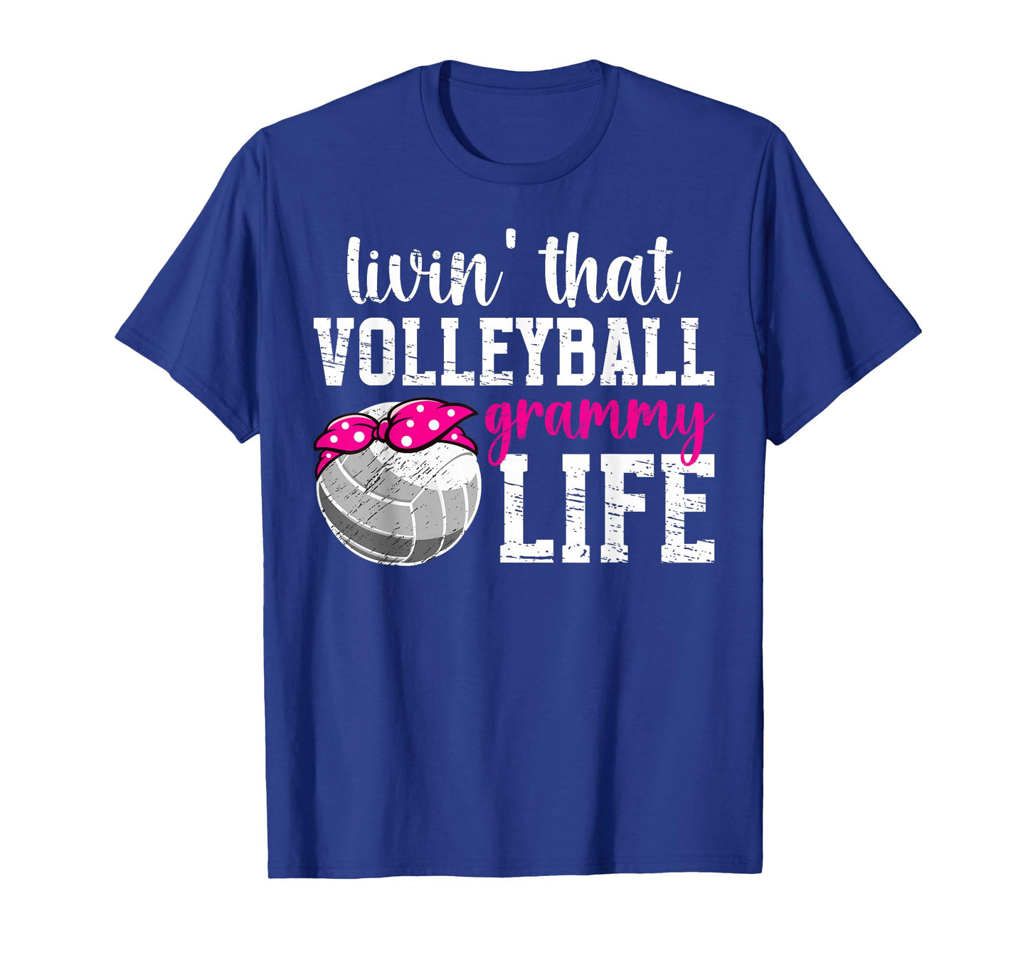Volleyball Grammy Life Grandma Grammy Of A Volleyball Player T-Shirt