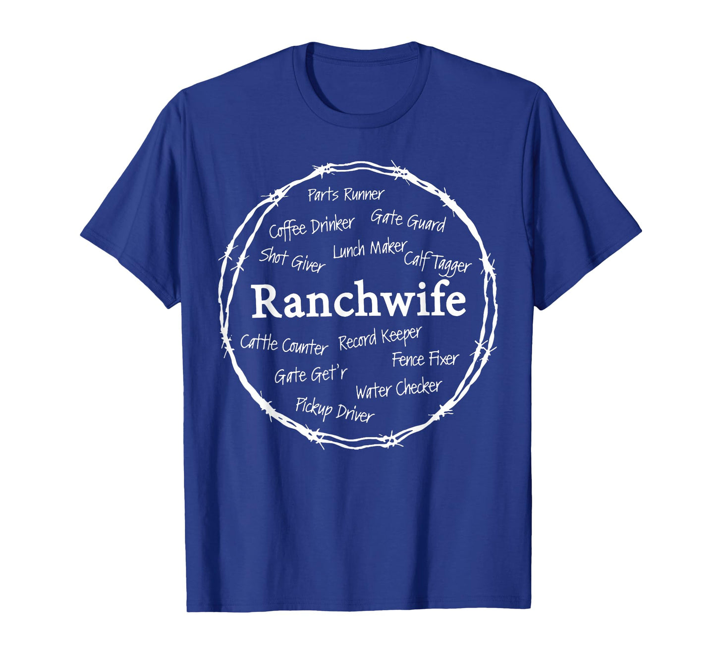 Ranch Wife Farm Wife Country Men Women Farmer Farming T-Shirt