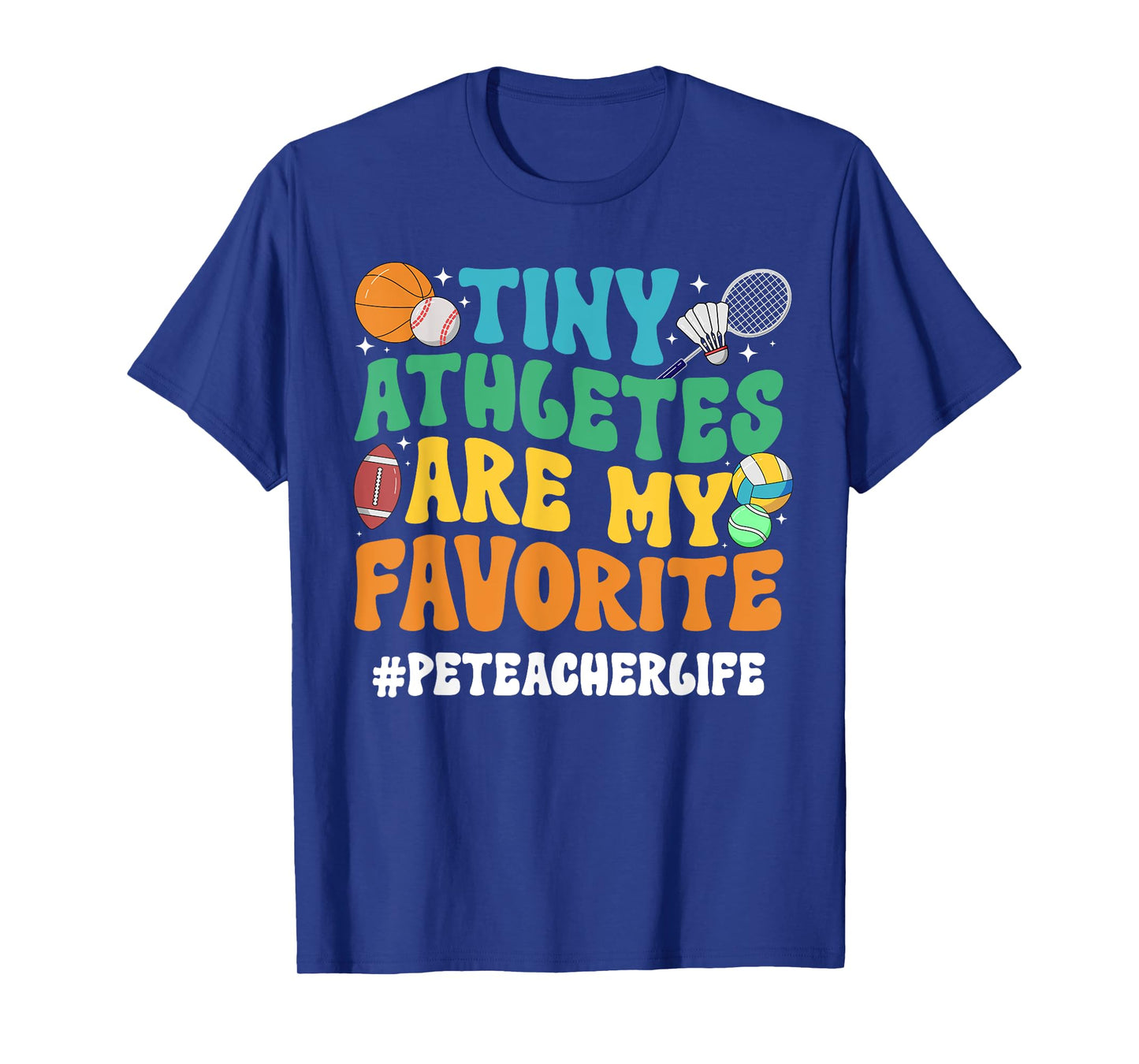 PE Teacher Life Physical Education Teacher Groovy T-Shirt