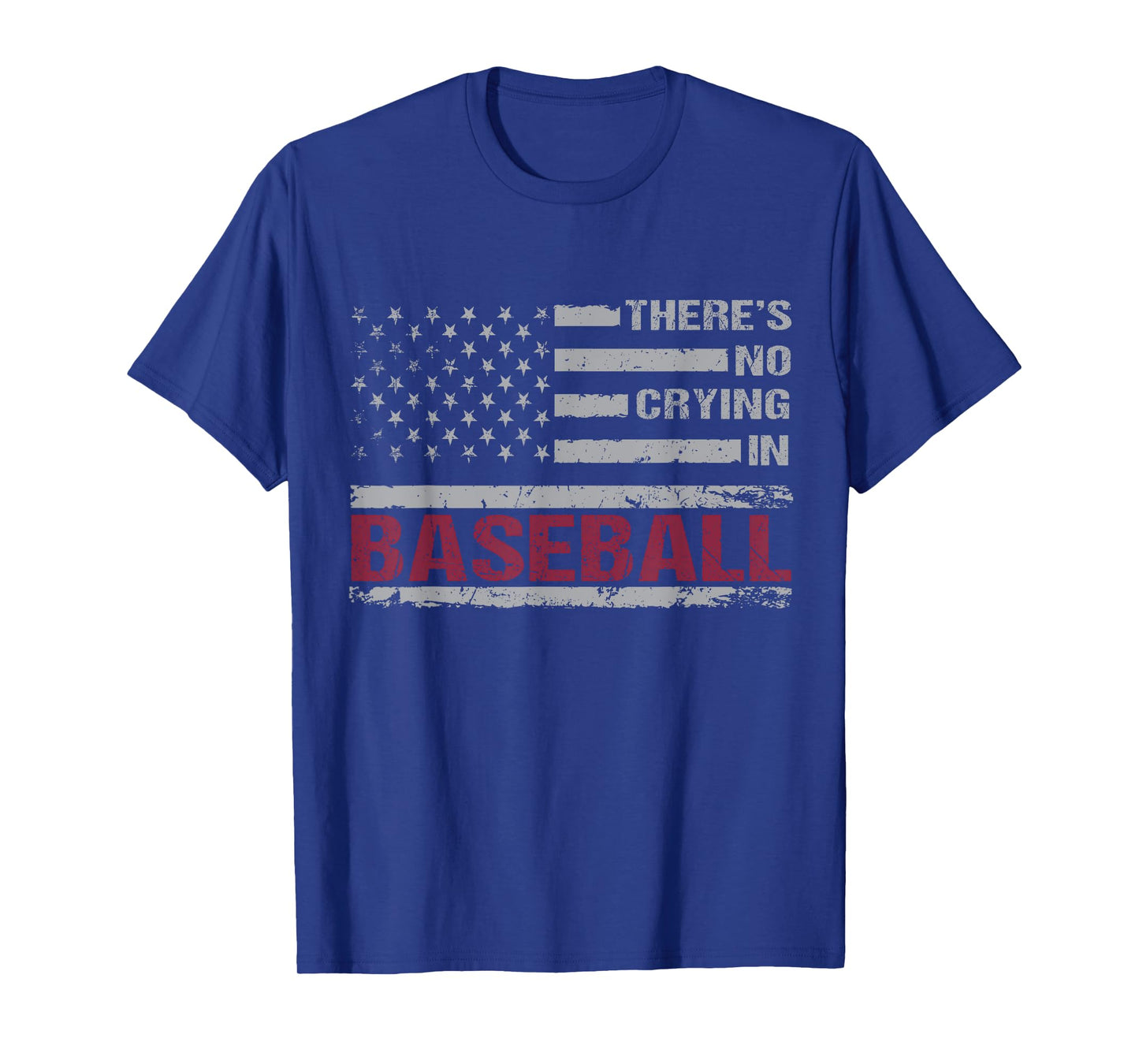 There Is No Crying In Baseball Funny Game Day Baseball Mom T-Shirt
