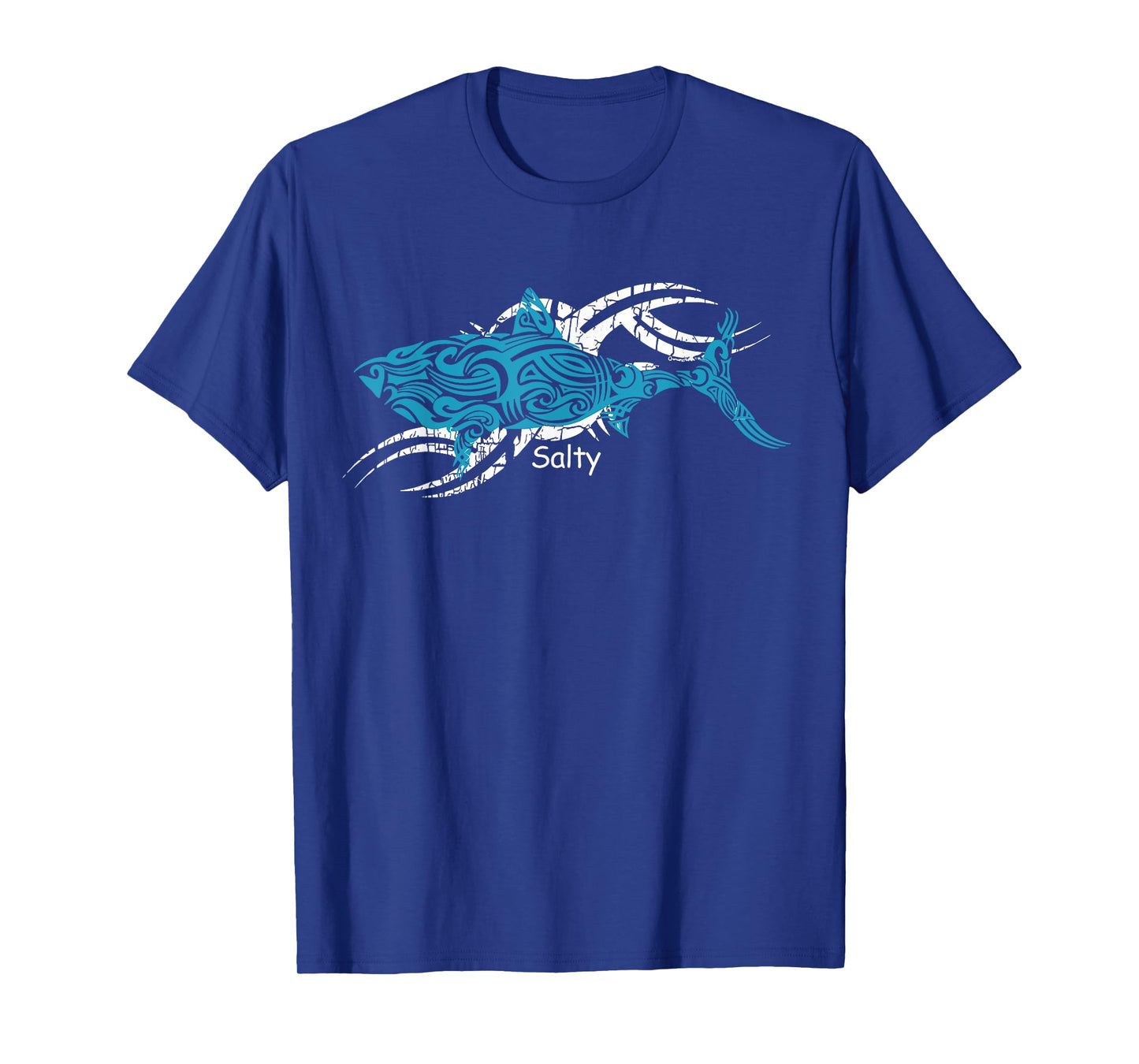 Salty Tribal Whale Shark Ocean Wildlife Lover Men Women Kid T-Shirt