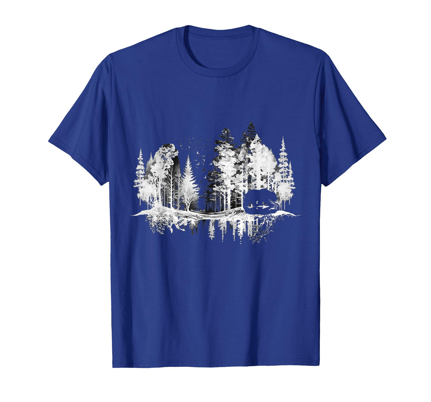 Trees Reflection Wildlife Nature Animal Bear Outdoor Forest T-Shirt