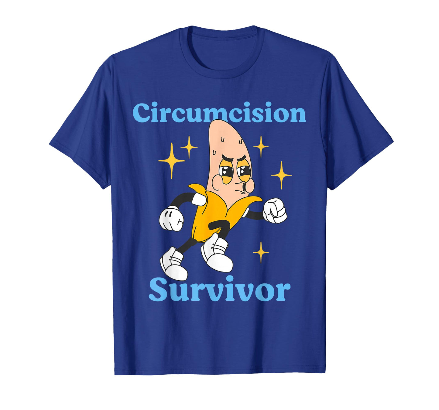 Retro Circumcision Survivor Funny Adult Humor Religious T-Shirt