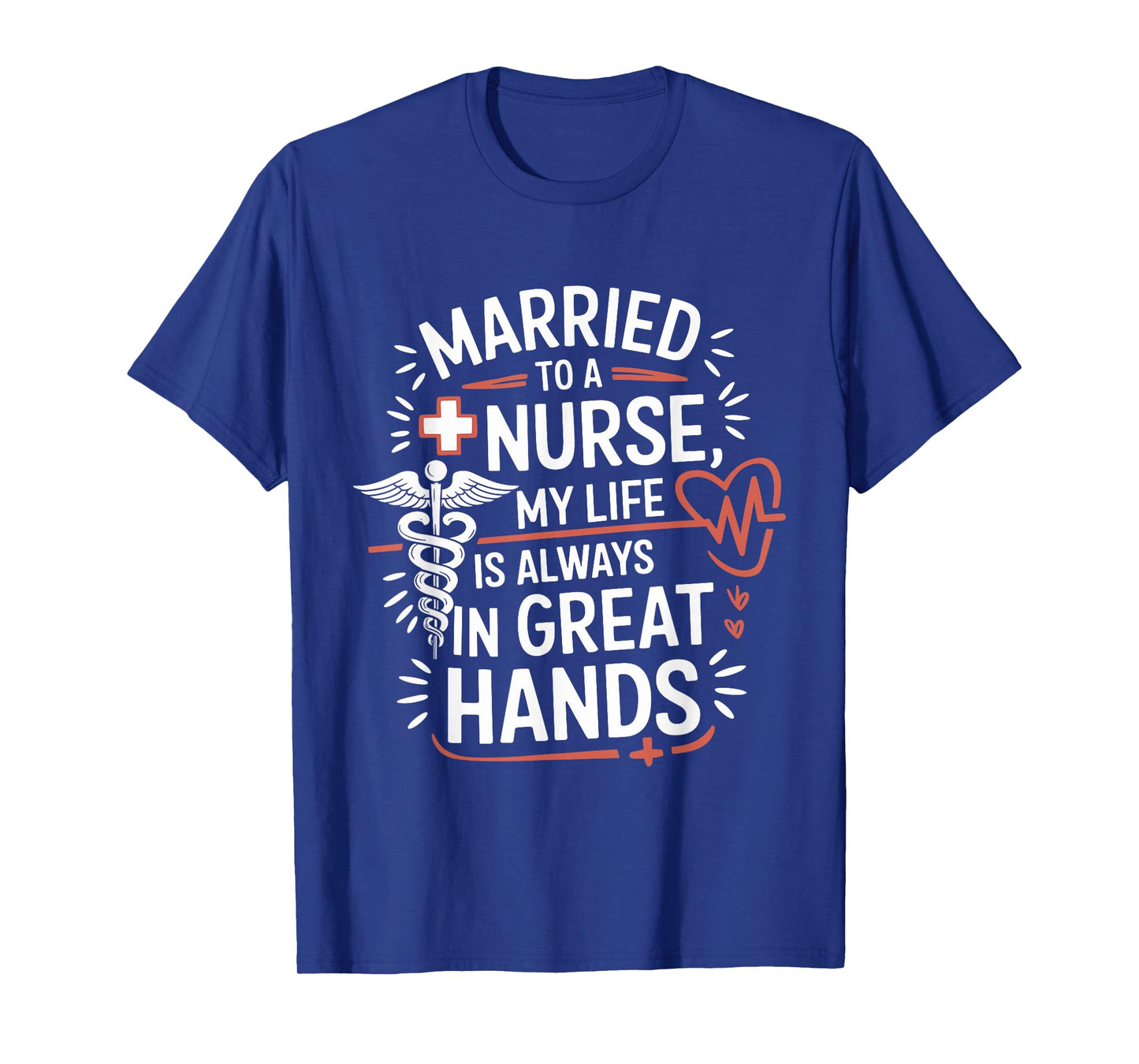 Nurse Wife and nursing husband design for nursing wife T-Shirt