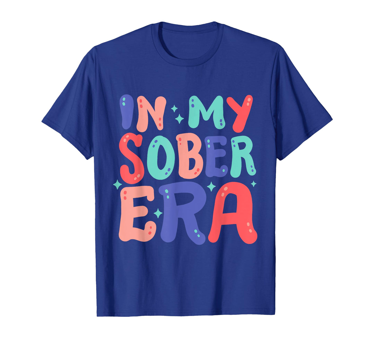 In My Sober Era Retro Groovy Hippie AA Sobriety Pride Women T-Shirt