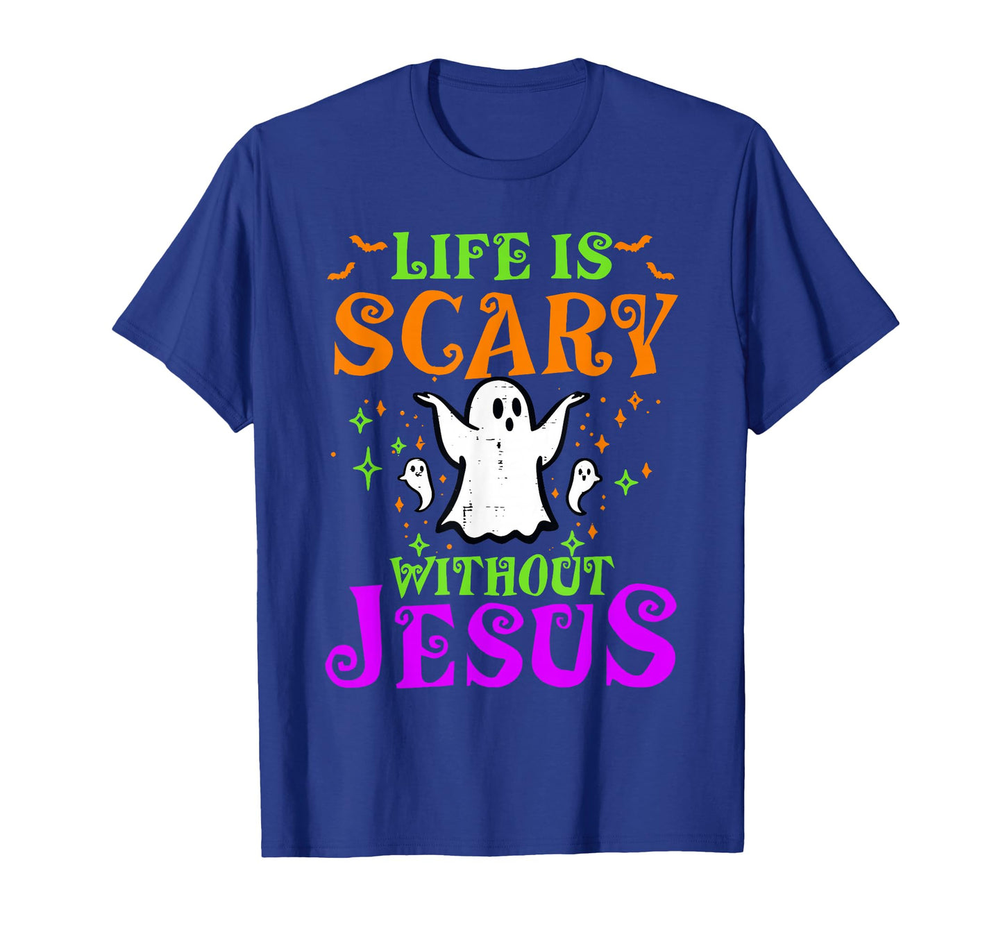 Life Scary Without Jesus Christian Halloween Costume T-Shirt