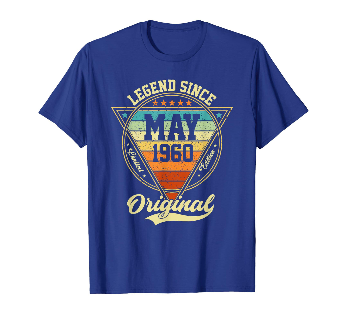 Vintage 65th Birthday Legend Since May 1960 T-Shirt