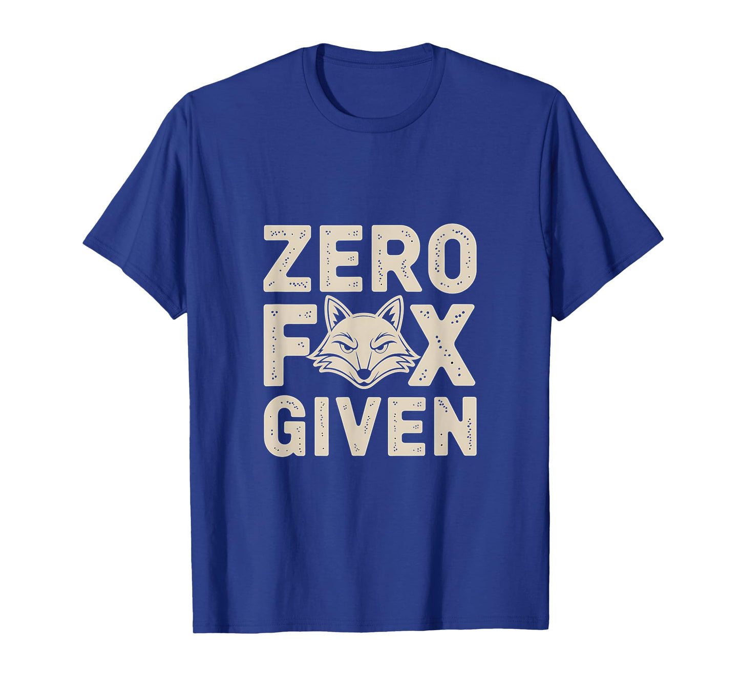 Zero Fox Given Vintage Retro Funny Animal Sarcastic T-Shirt