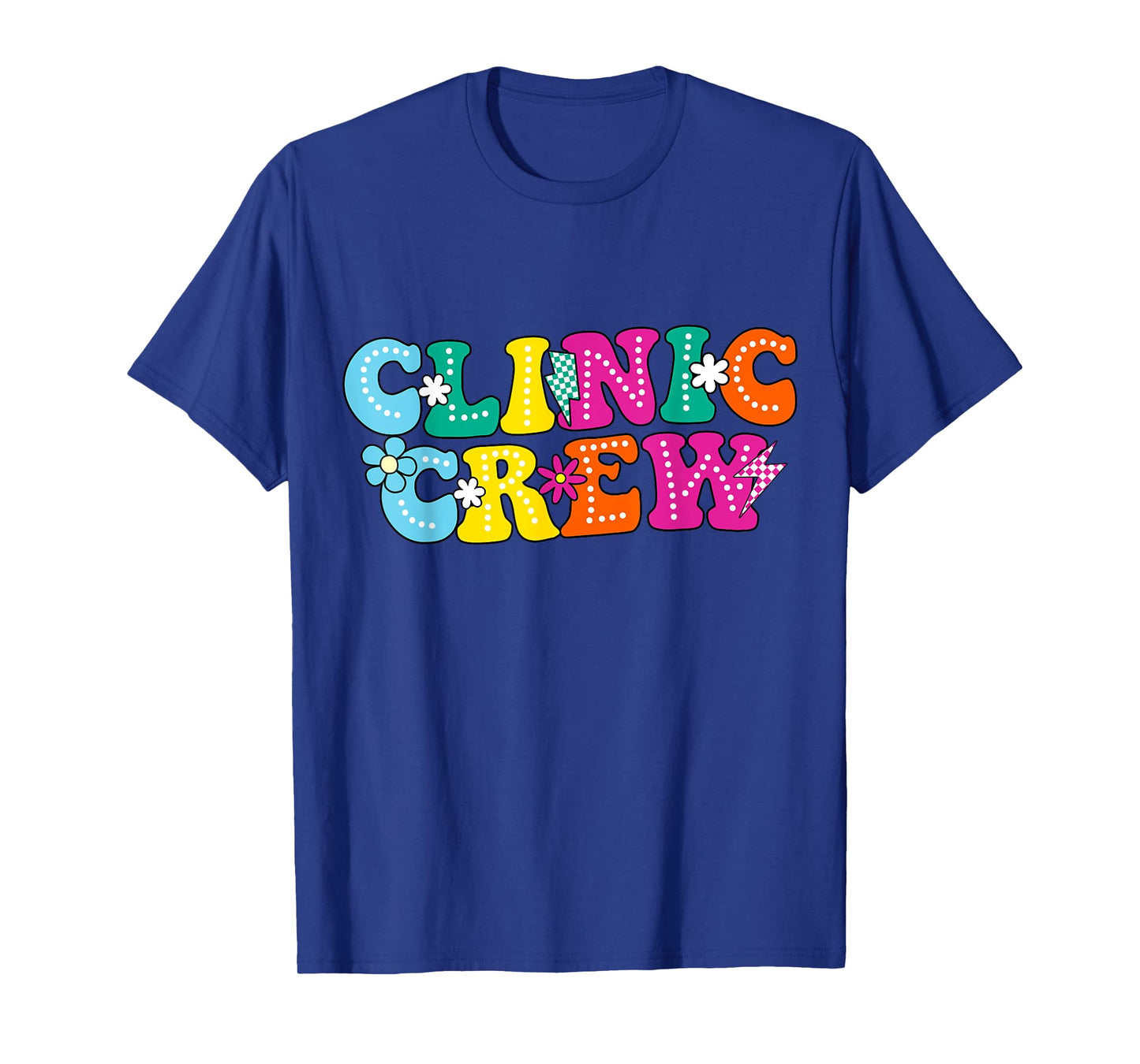 Clinic Crew School Nurse Groovy Appreciation Week T-Shirt