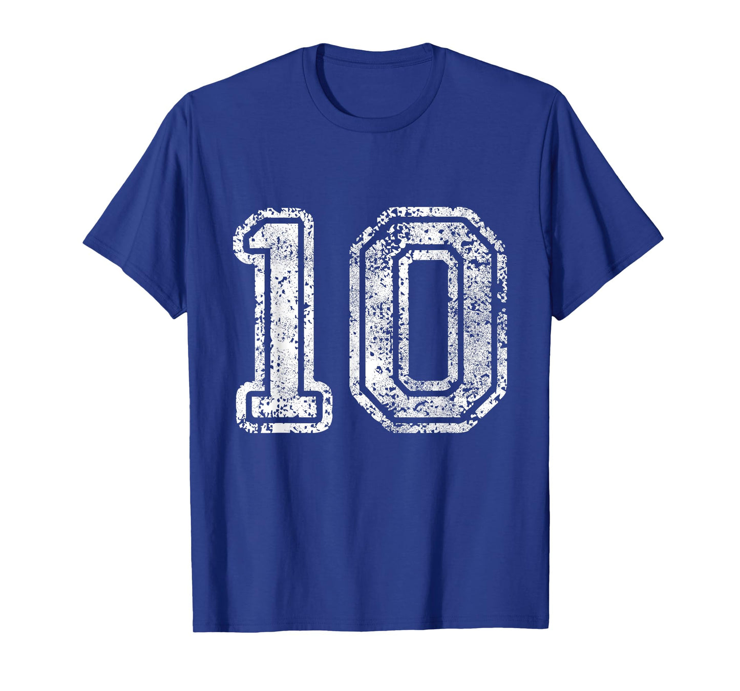 Jersey Number 10 Ten T-shirt Football Number Baseball Sport T-Shirt