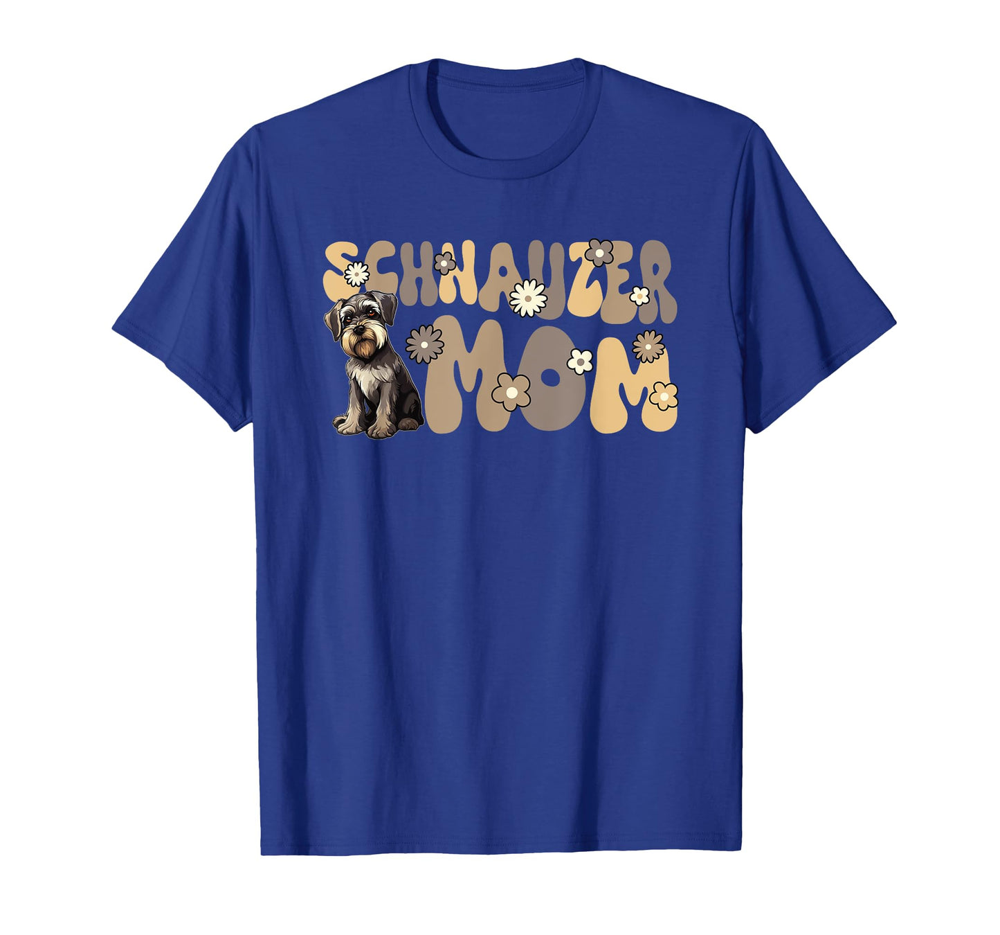 Miniature Schnauzer Groovy World's Best Schnauzer Mom T-Shirt