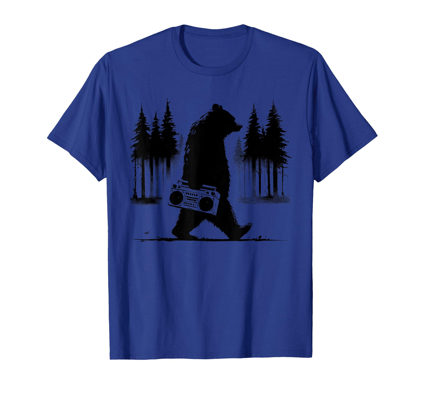 Bear Boombox - Vintage Ghettoblaster Nature Wildlife Lover T-Shirt