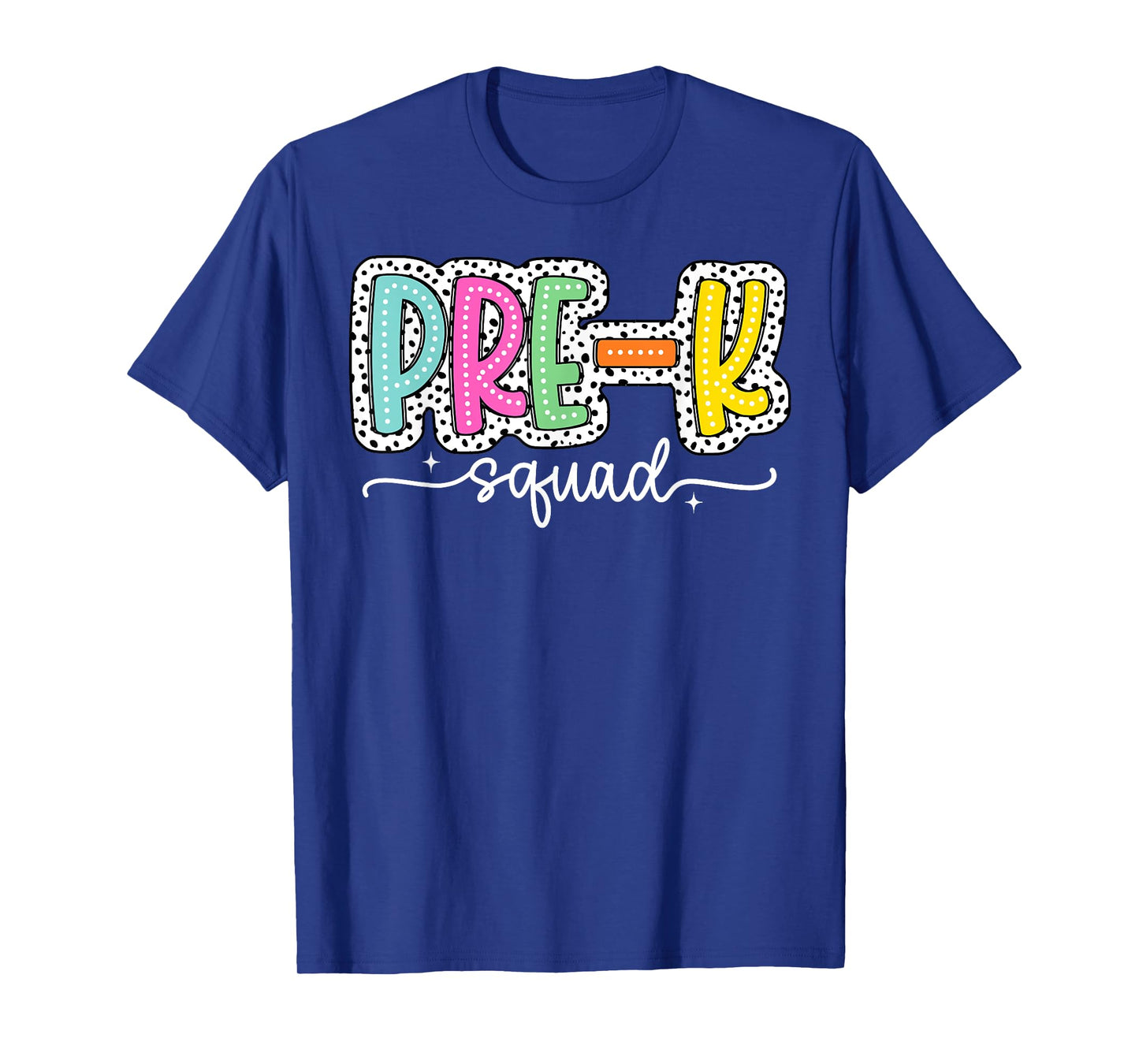 Pre-k Squad Back to School Dalmatian Dots T-Shirt