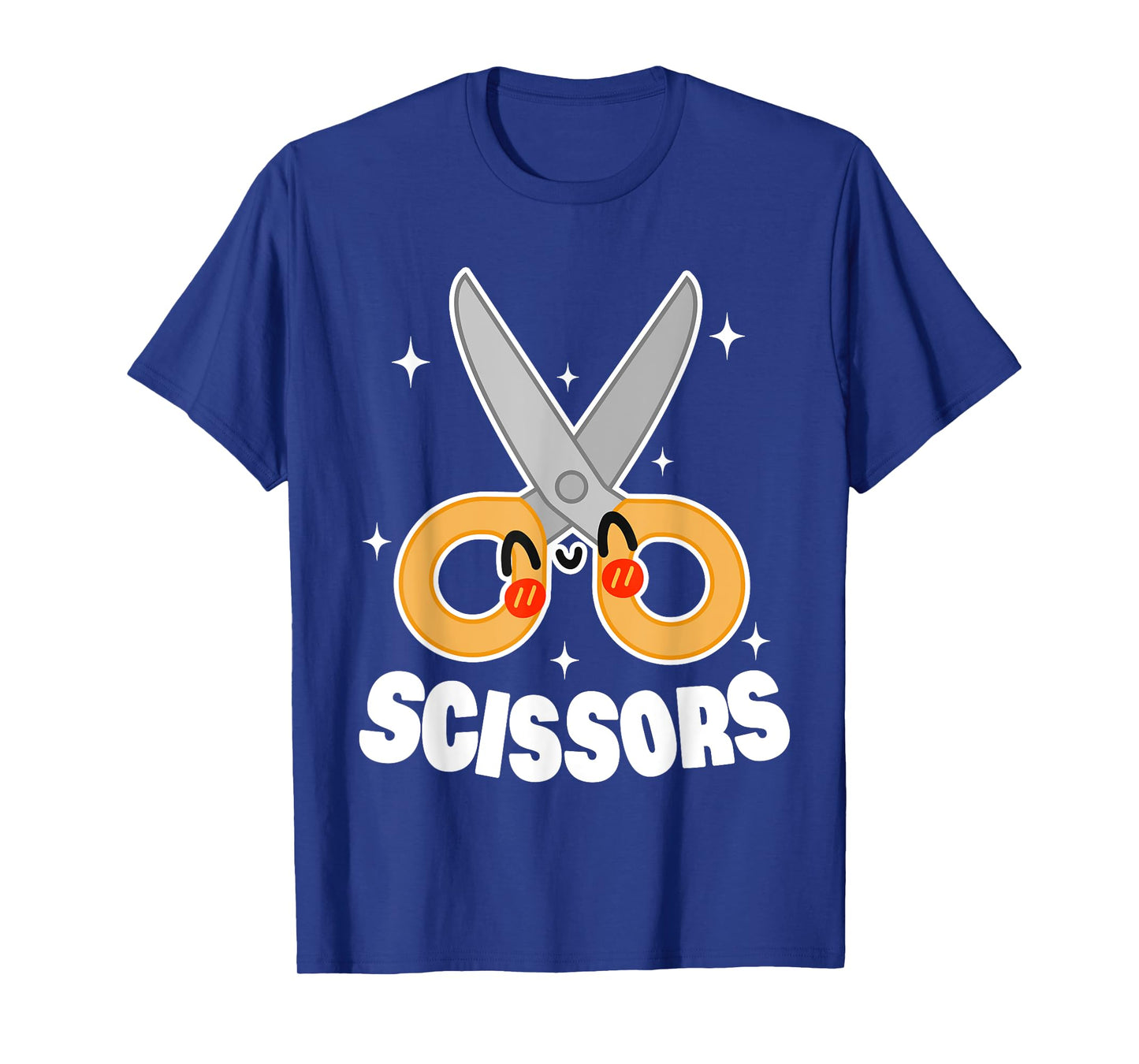 Cute Rock Paper Scissors Halloween Costumes Women Kids Mens T-Shirt