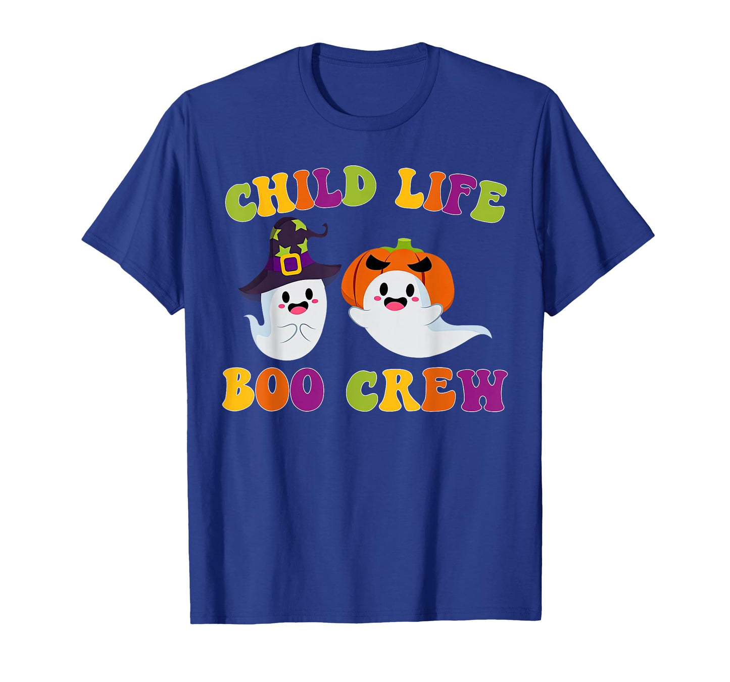 Child Life Boo Crew Ghost Halloween Child Life Specialist T-Shirt