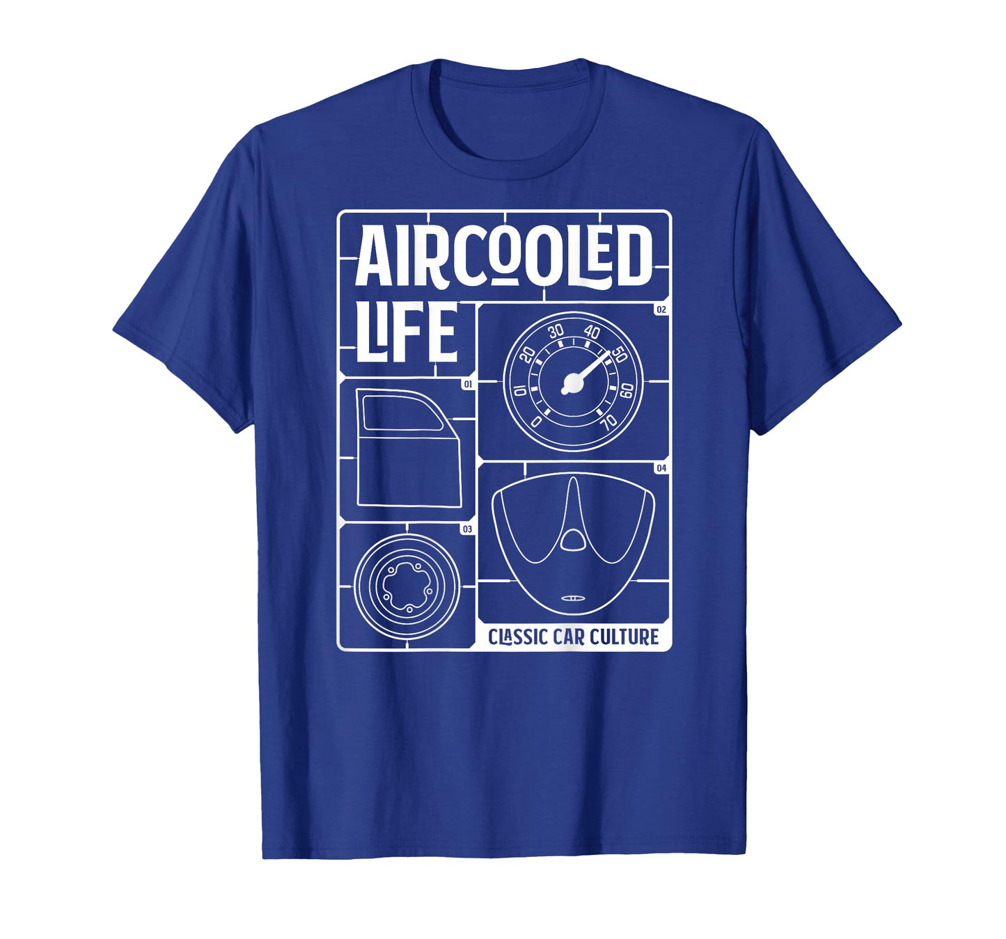 Aircooled Classic Car Parts vdub Air-cooled Life T-Shirt