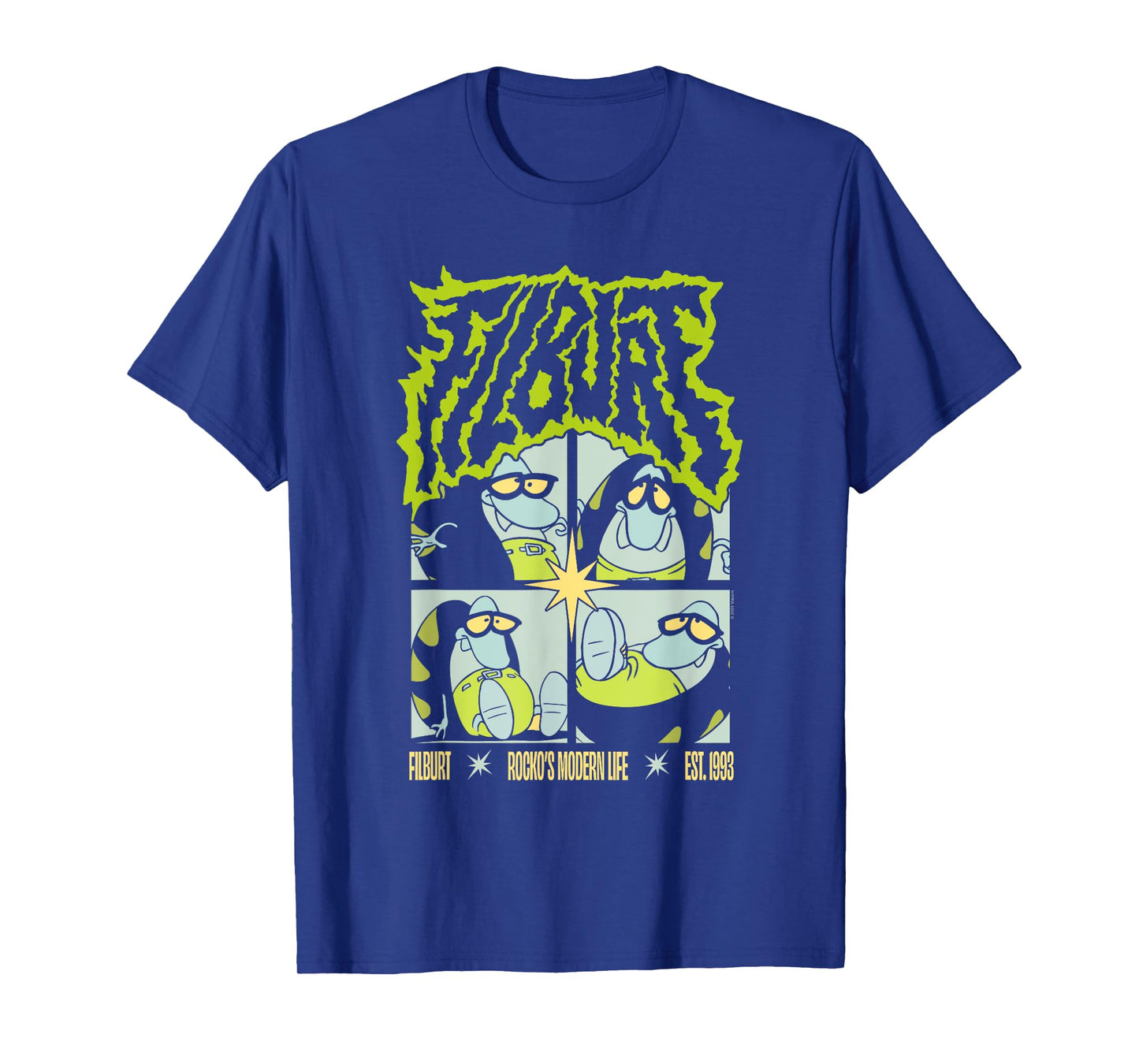 Rocko's Modern Life Heavy Metal Filburt Cartoon T-Shirt