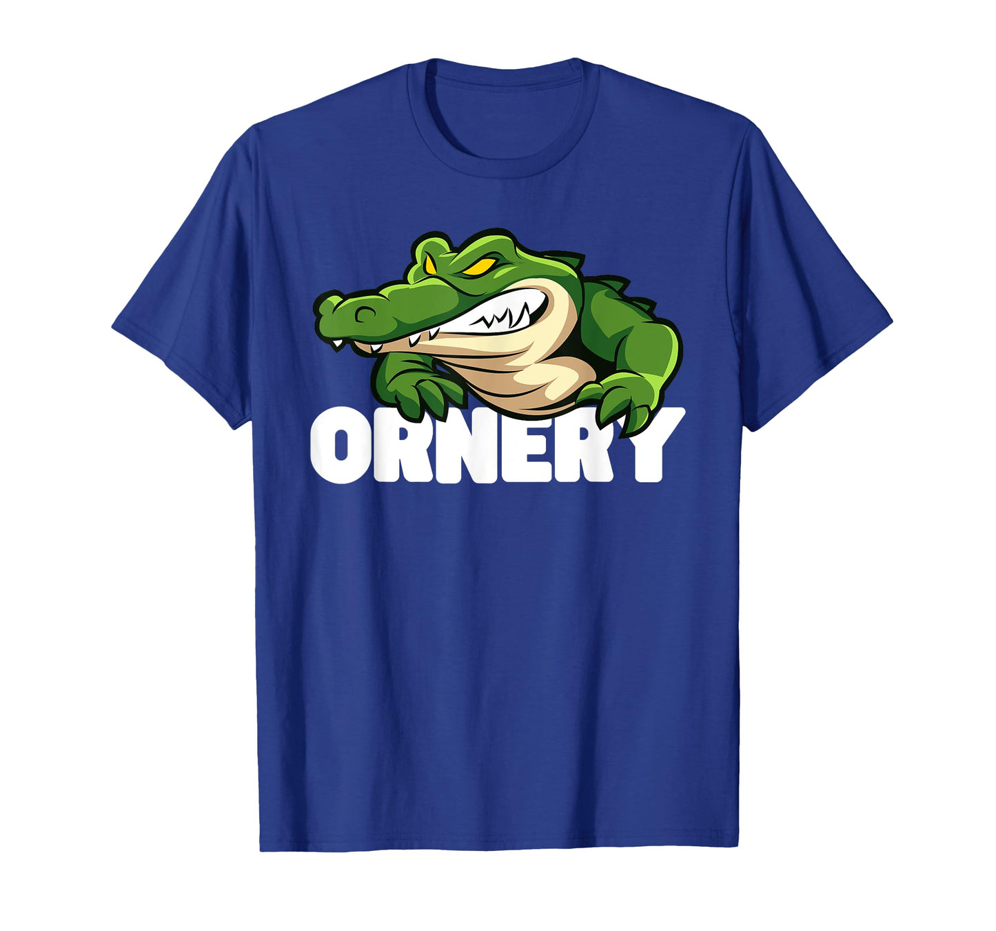 Ornery Alligators Funny Grumpy Gator Mascot T-Shirt