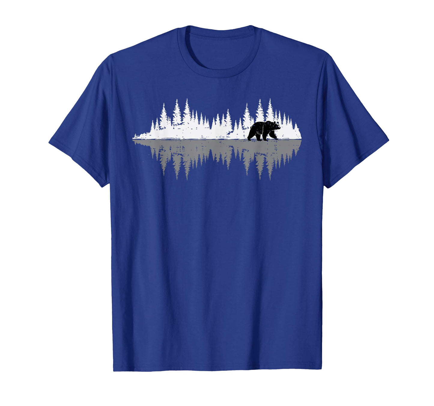 Forest Bear Outdoor Trees Nature Wildlife Men Women Kids T-Shirt